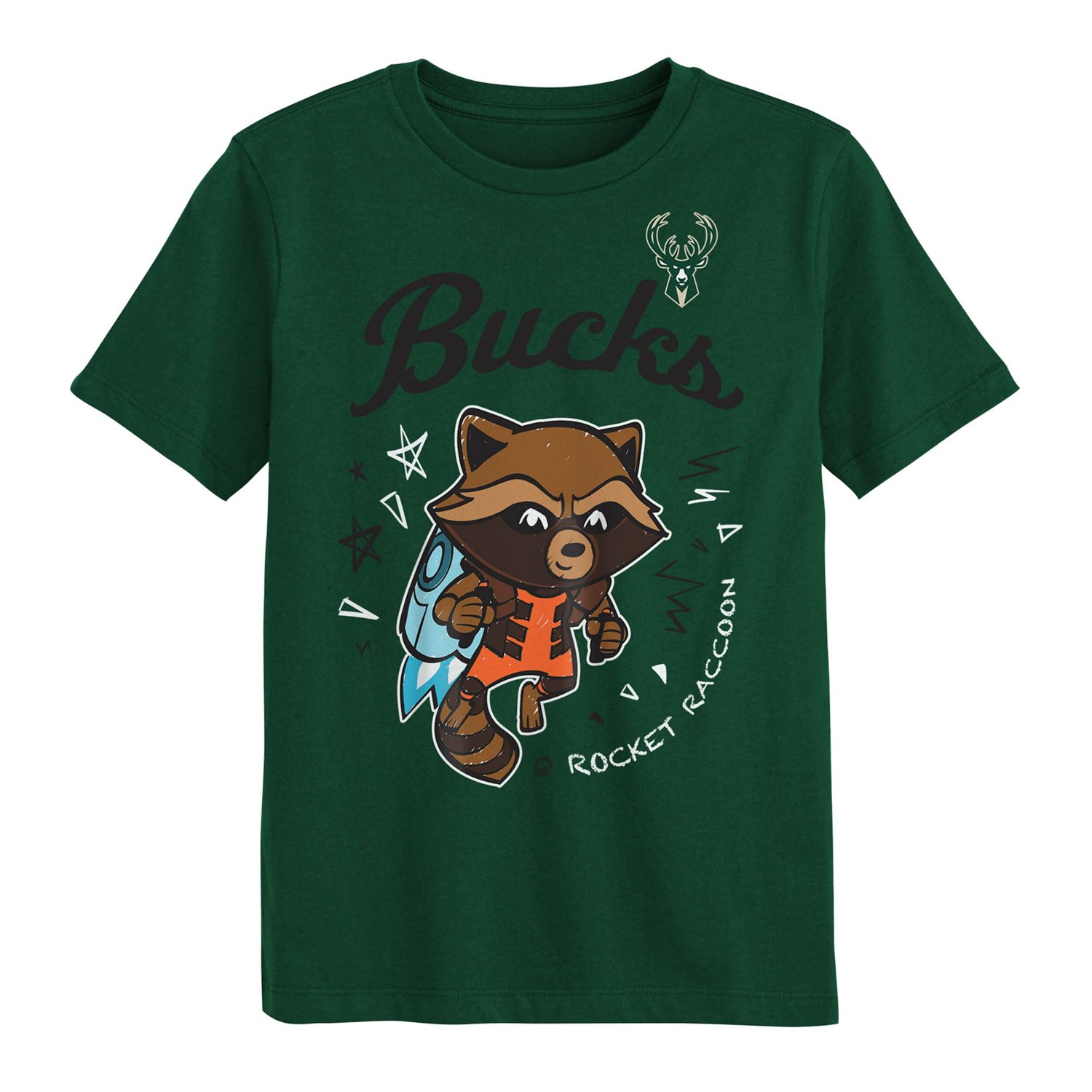 Preschool Milwaukee Bucks Two-Piece Guardians Of The Galaxy T-Shirt Set - view number 2