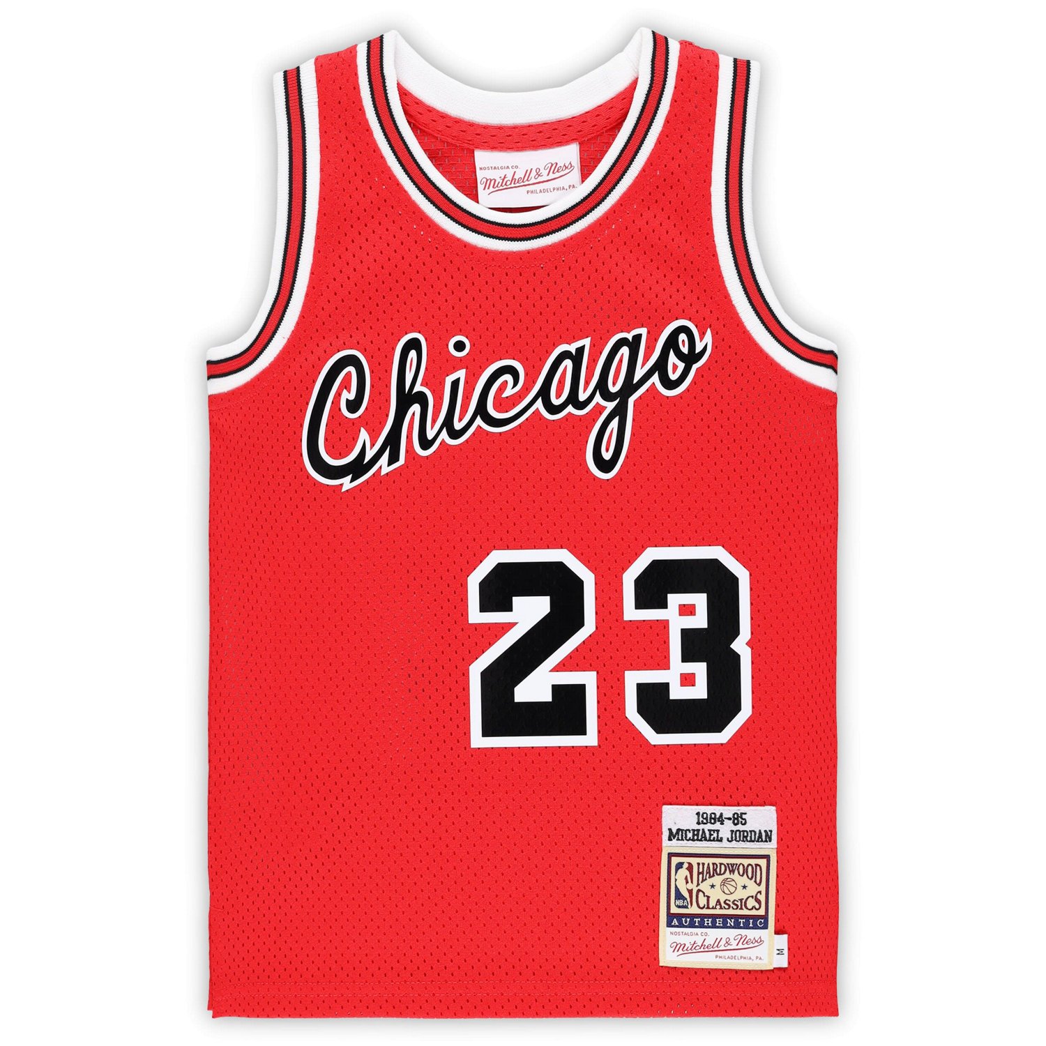 Preschool Mitchell  Ness Michael Jordan Chicago Bulls Hardwood Classics 1984 85 Authentic Swingman Jersey - view number 2