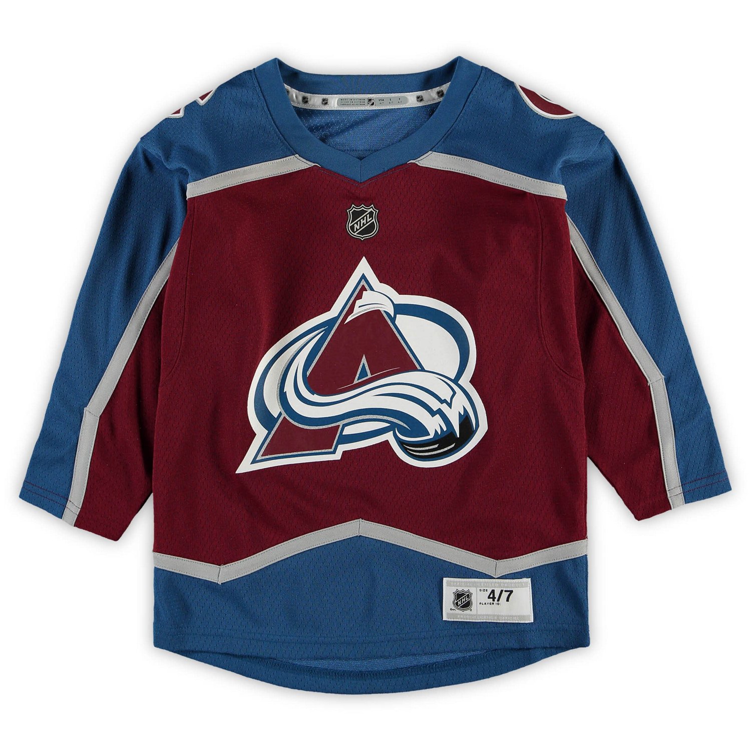 Preschool Nathan MacKinnon Colorado Avalanche Home Replica Player Jersey - view number 2