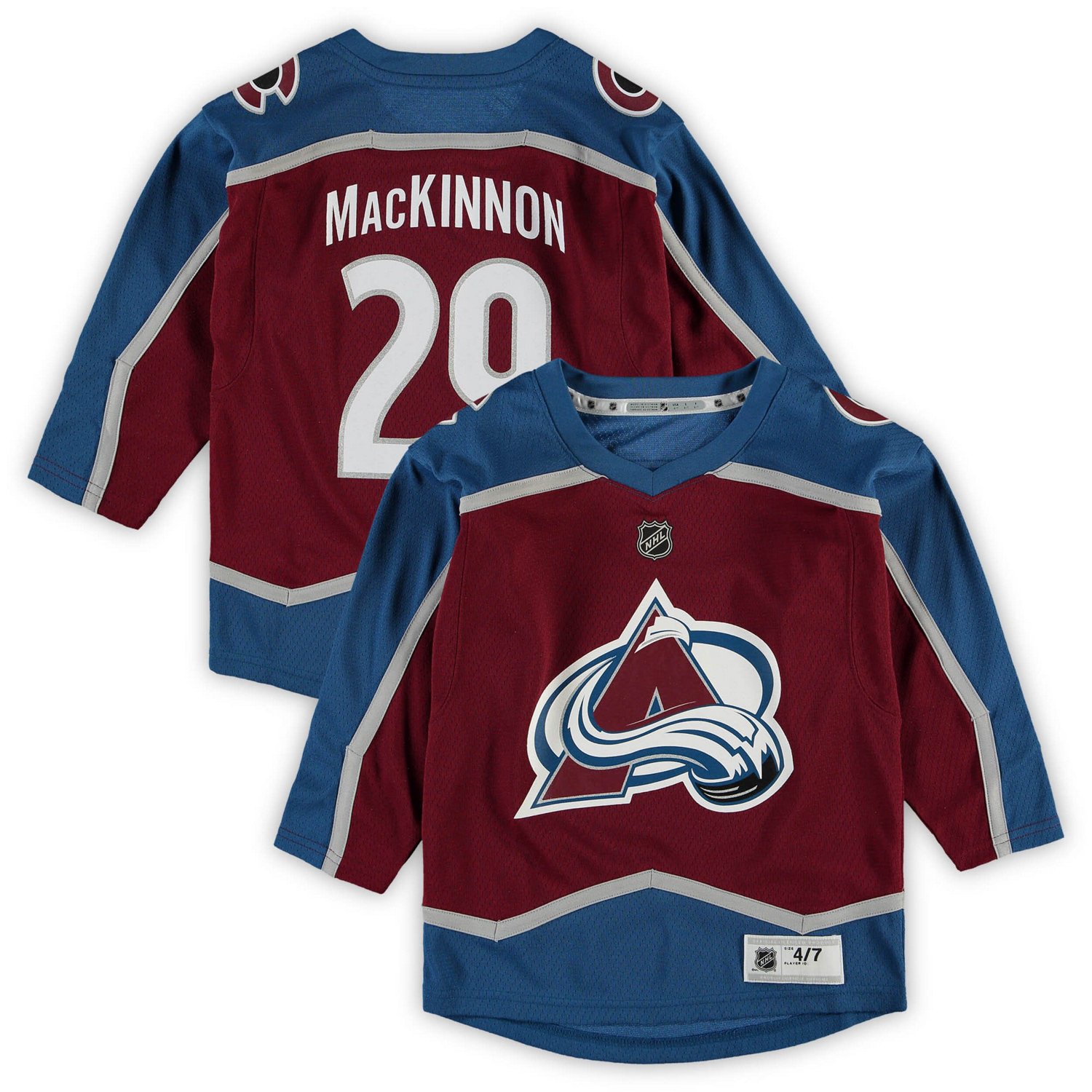 Preschool Nathan MacKinnon Colorado Avalanche Home Replica Player Jersey