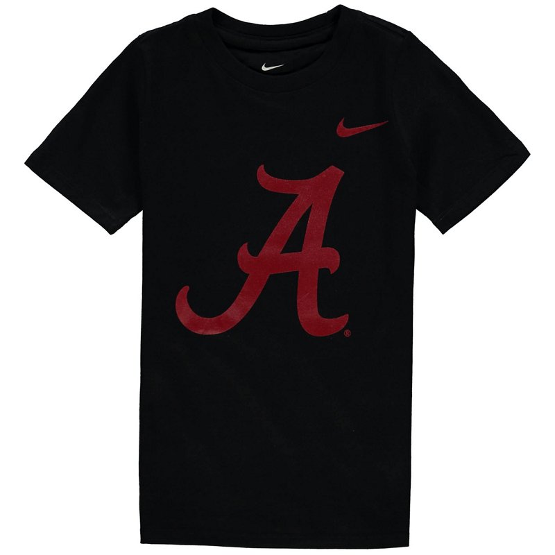 Preschool Nike Charcoal Alabama Crimson Tide Logo T-Shirt-image