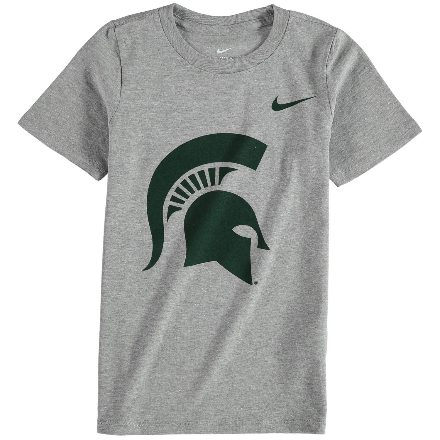 Preschool Nike Charcoal Michigan State Spartans Logo T-Shirt                                                                     - view number 1