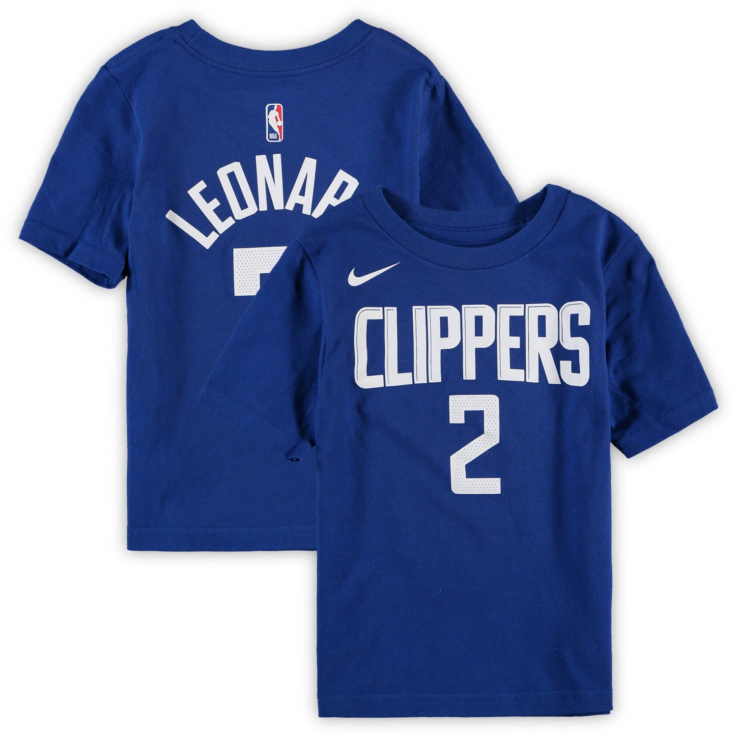 Preschool Nike Kawhi Leonard LA Clippers Team Name  Number T-Shirt                                                               - view number 1