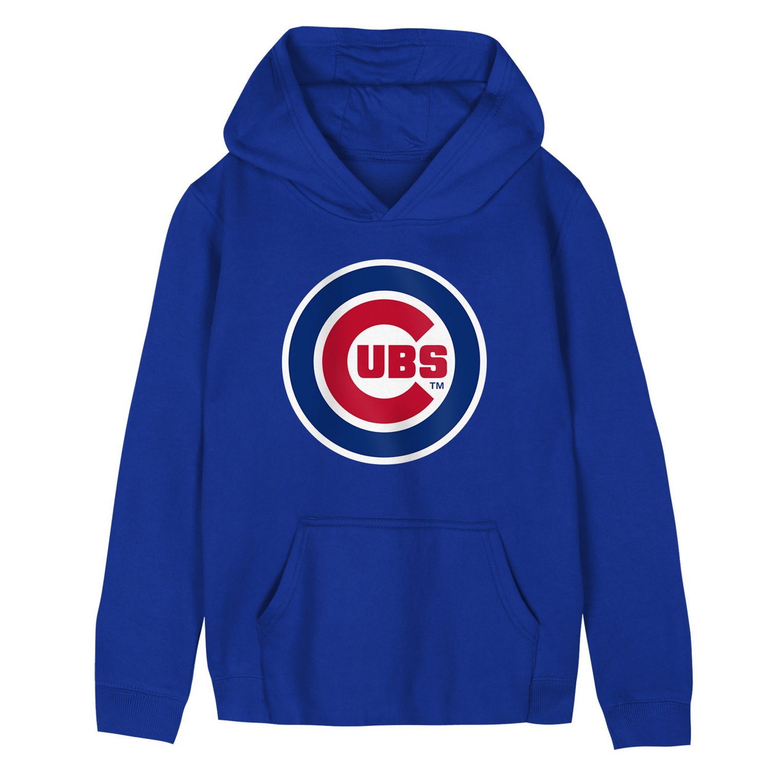 Preschool Outerstuff Chicago Cubs Primary Logo Fleece Hoodie