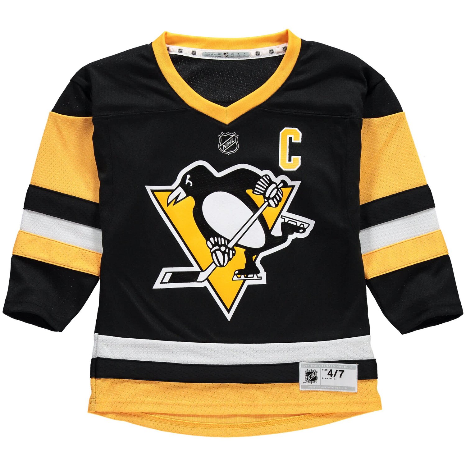 Preschool Sidney Crosby Pittsburgh Penguins Replica Player Jersey                                                                - view number 2