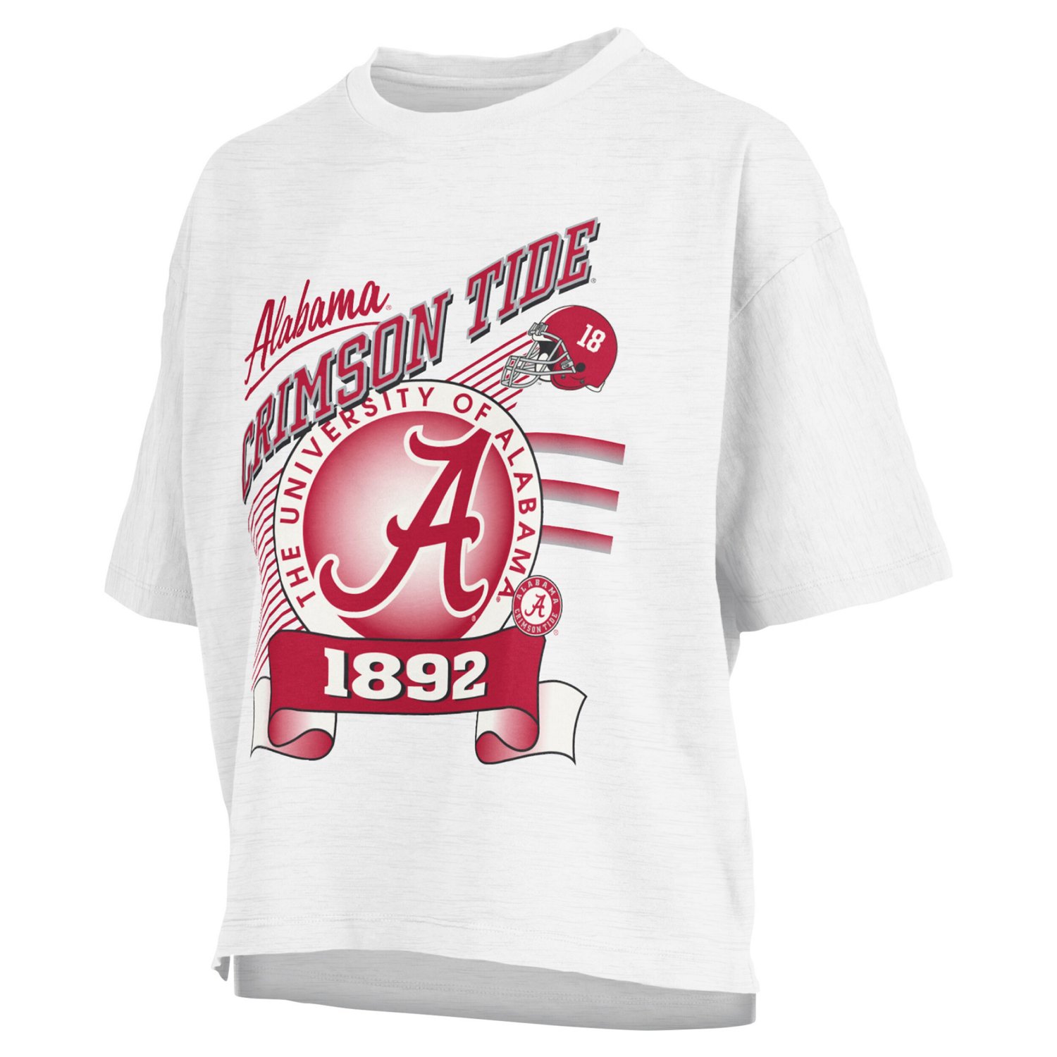 Pressbox Alabama Crimson Tide Rock  Roll Slub T-Shirt - view number 2