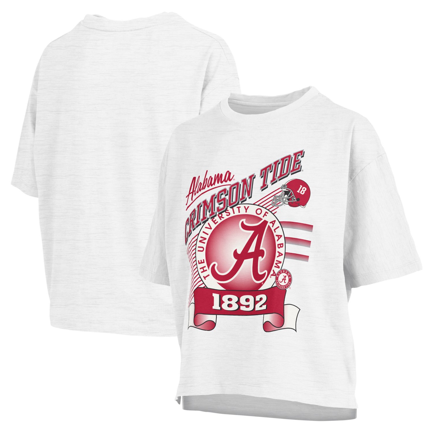 Pressbox Alabama Crimson Tide Rock  Roll Slub T-Shirt - view number 1
