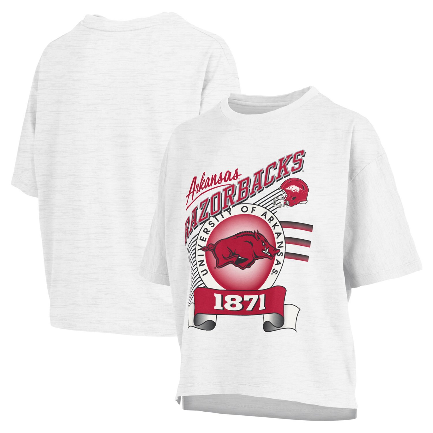 Pressbox Arkansas Razorbacks Rock  Roll Slub T-Shirt