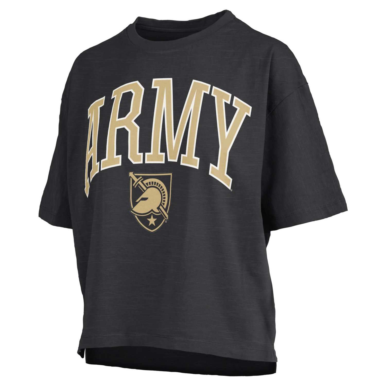 Pressbox Army Knights Nelson Arch Over Logo Waist Length Oversized Slub T-Shirt - view number 2