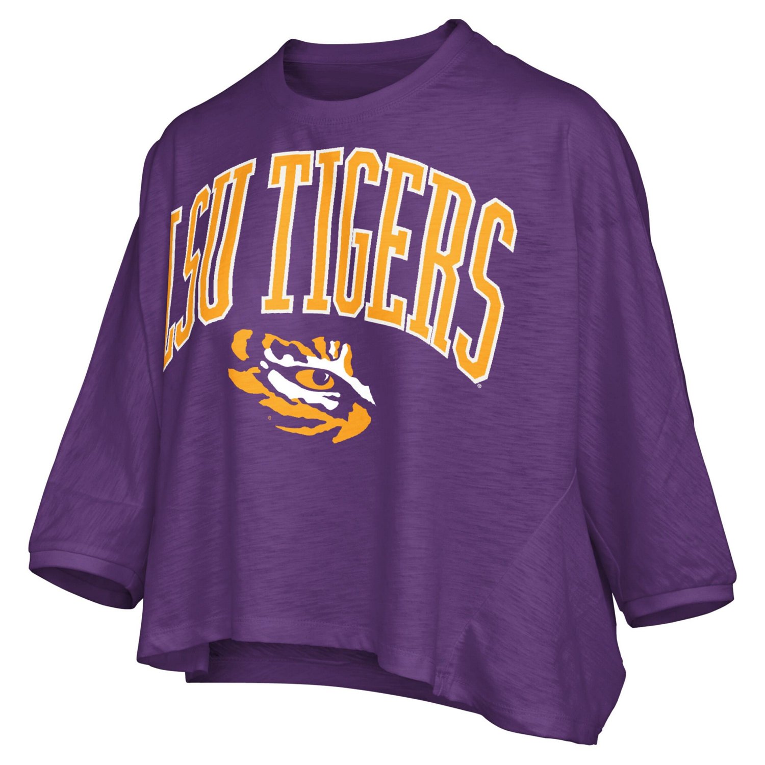 Pressbox LSU Tigers Midi Arch Over Logo Oversized T-Shirt - view number 2