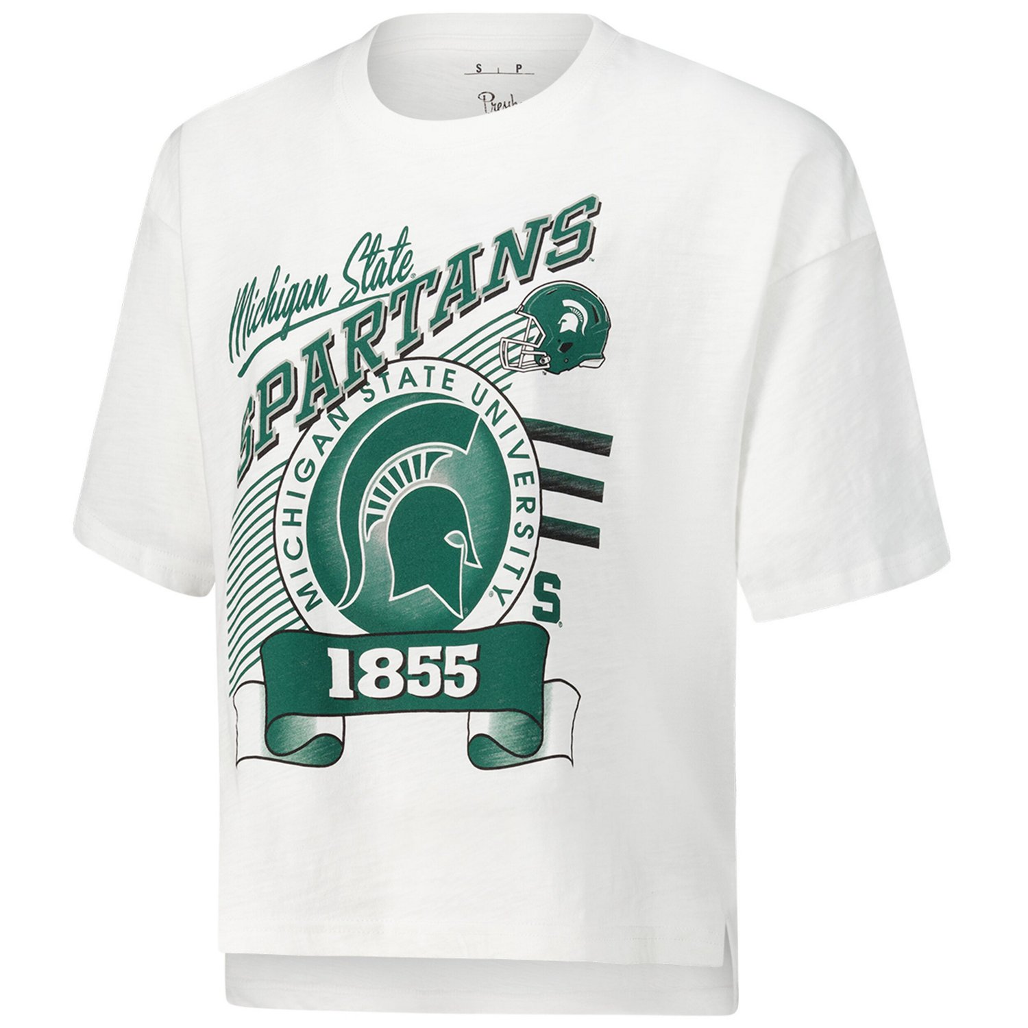 Pressbox Michigan State Spartans Rock  Roll Slub T-Shirt                                                                         - view number 2