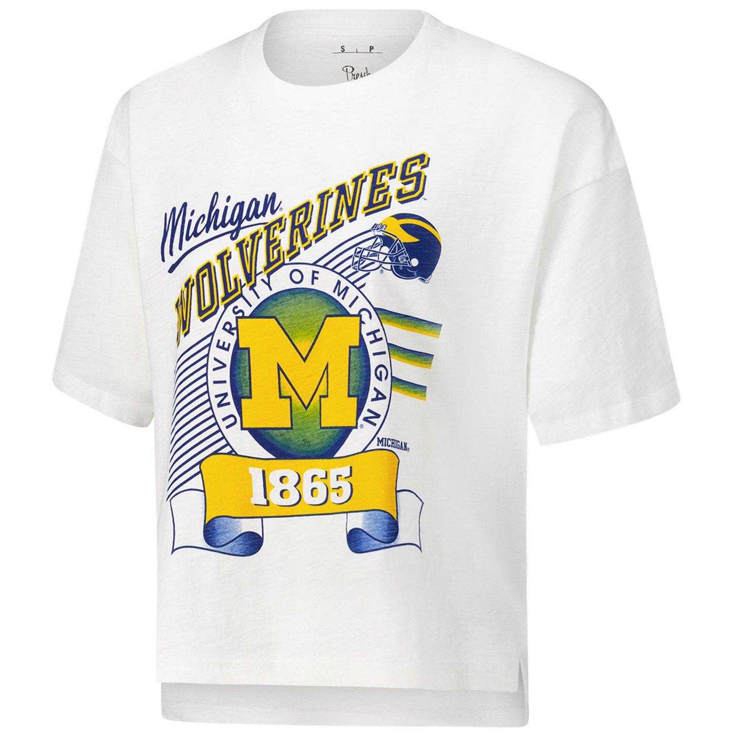 Pressbox Michigan Wolverines Rock  Roll Slub T-Shirt                                                                             - view number 2