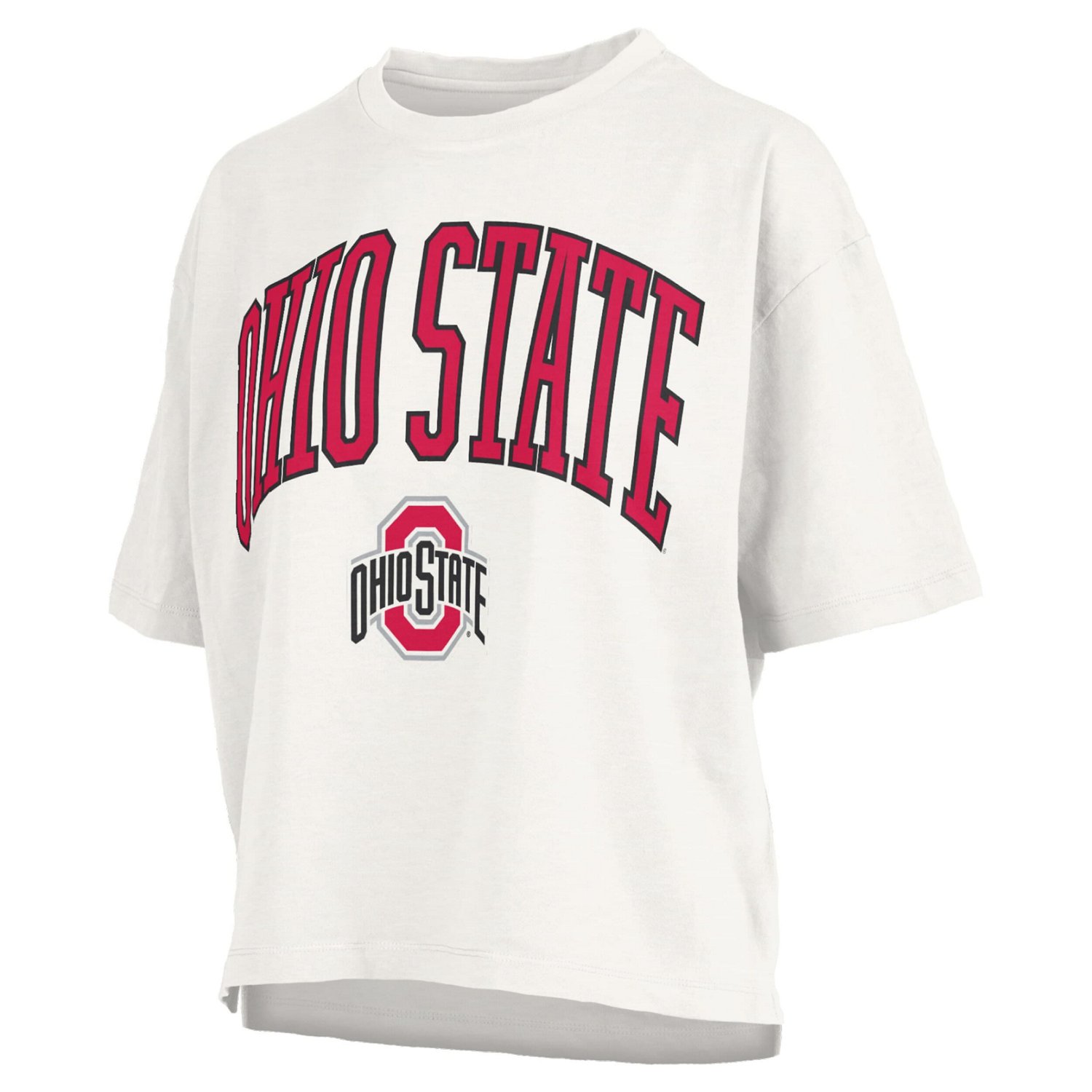 Pressbox Ohio State Buckeyes Plus Size Nelson Motley Crew Oversized Slub T-Shirt - view number 2