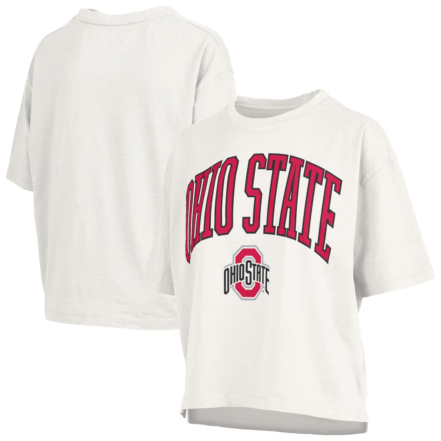 Pressbox Ohio State Buckeyes Plus Size Nelson Motley Crew Oversized Slub T-Shirt