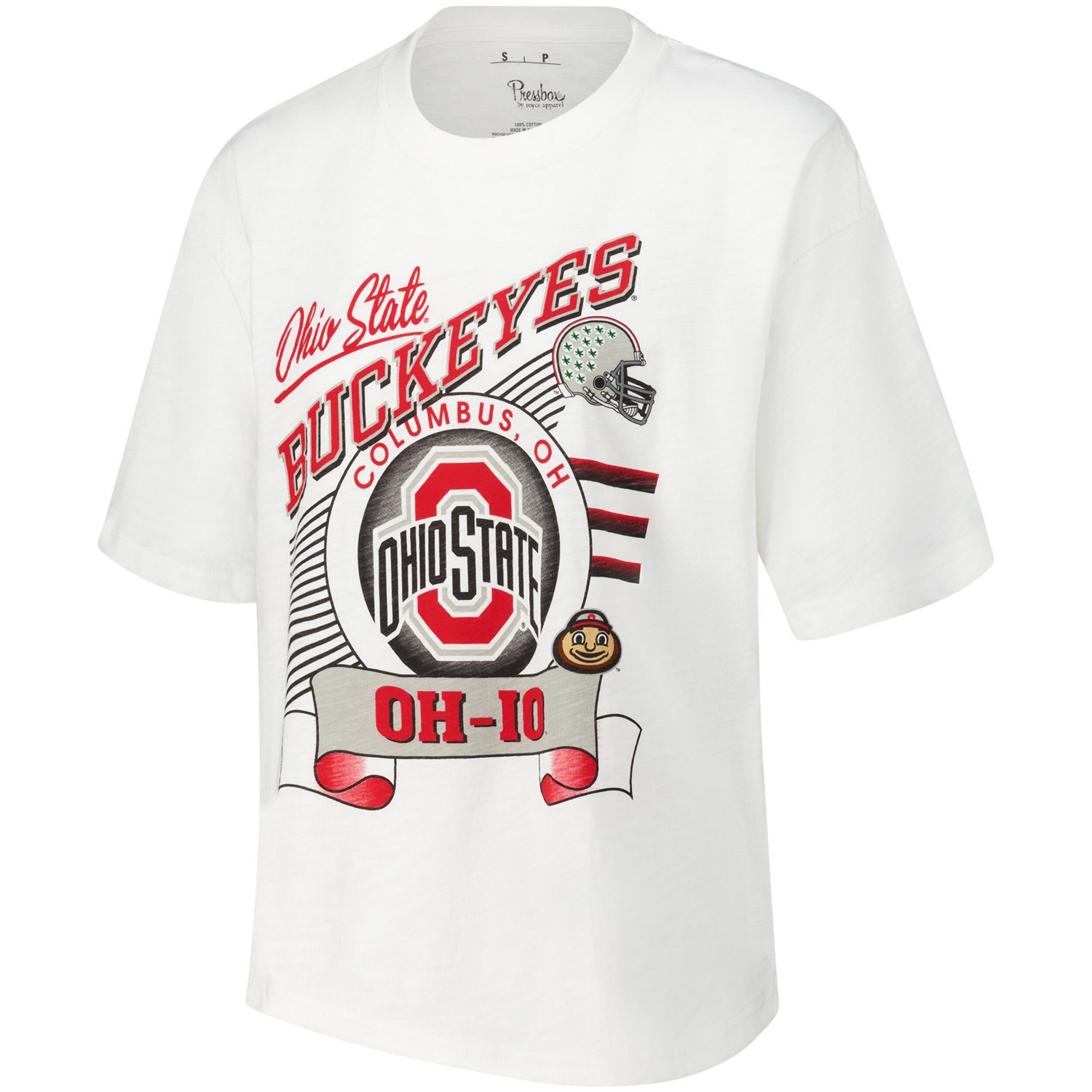 Pressbox Ohio State Buckeyes Rock  Roll Slub T-Shirt