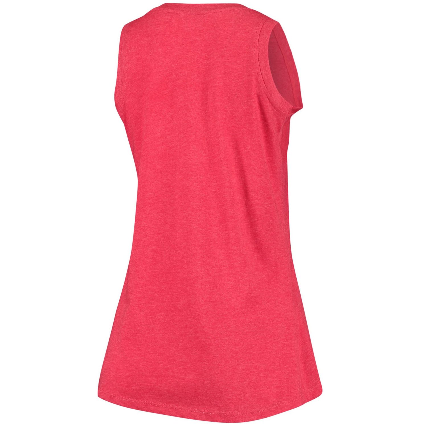 Pressbox Wisconsin Badgers Ferris Melange V-Neck Tank Top - view number 3