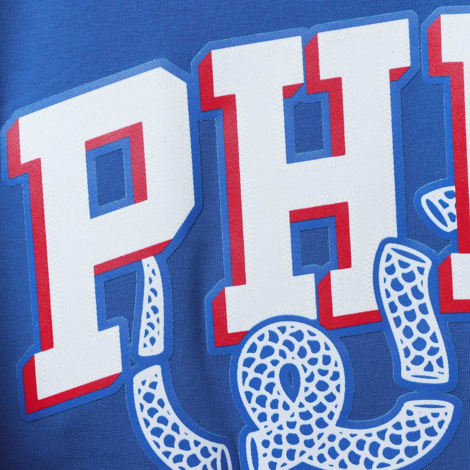 Pro Standard /Red Philadelphia 76ers Mesh Capsule Taping T-Shirt