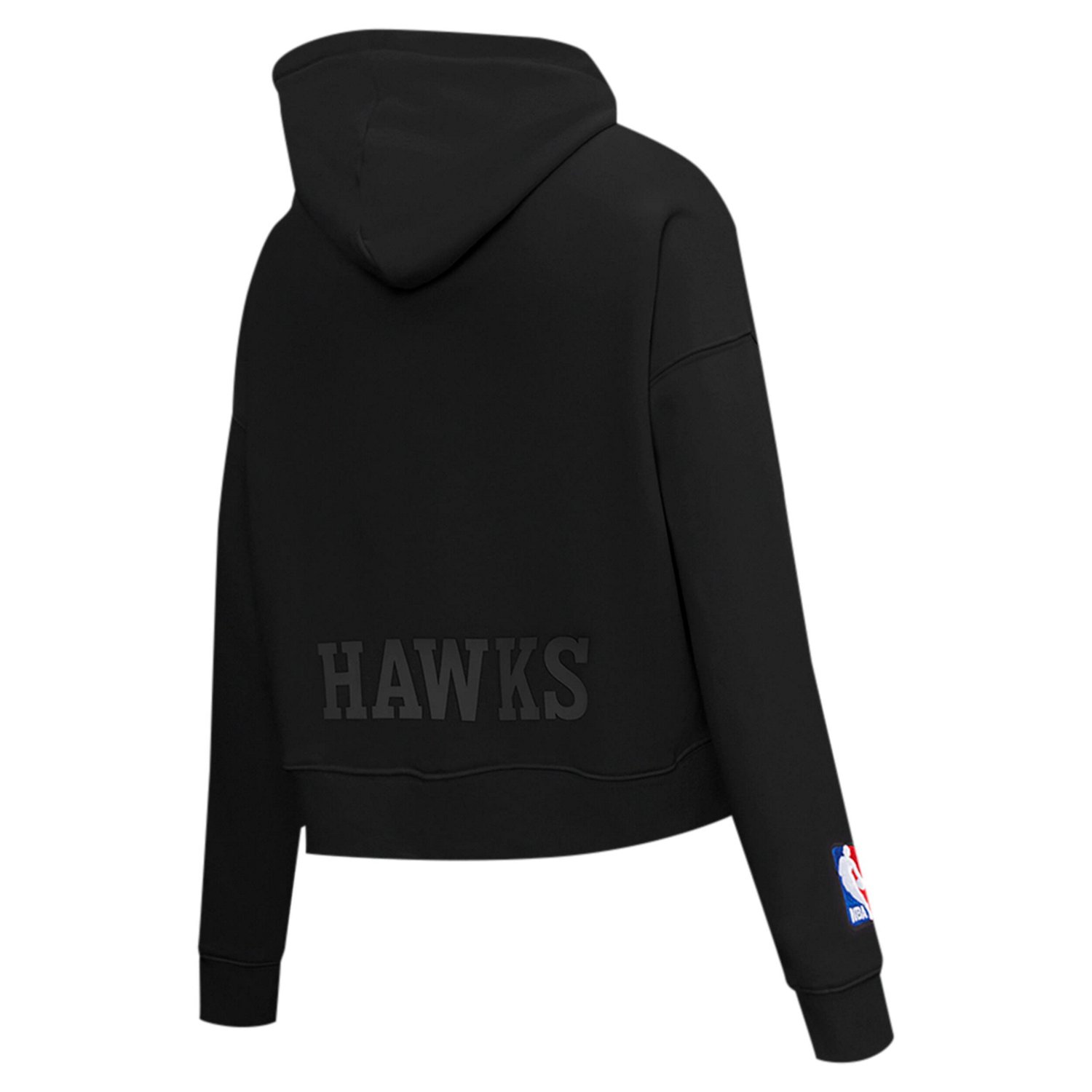 Pro Standard Atlanta Hawks Jewels Cropped Pullover Hoodie - view number 3
