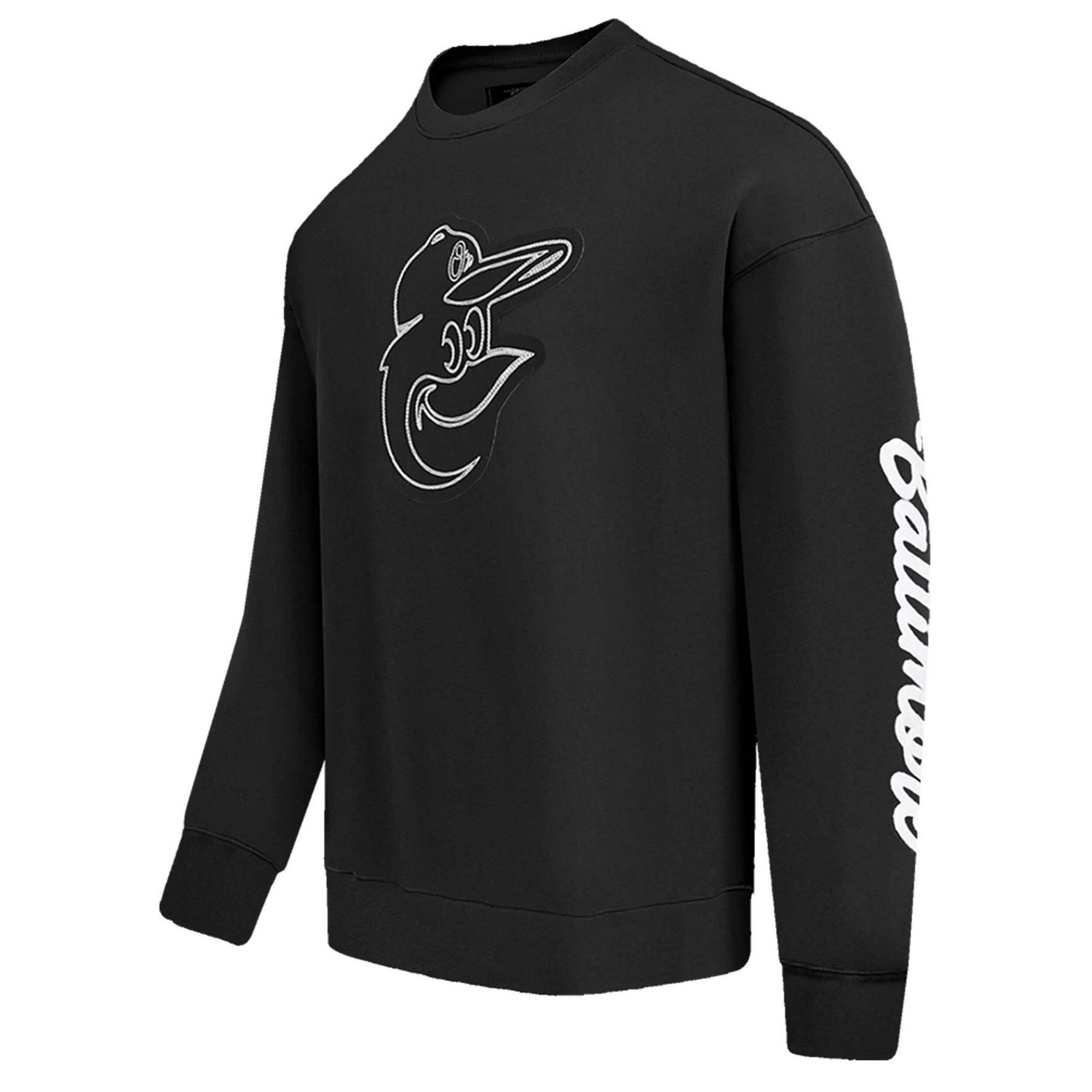 Pro Standard Baltimore Orioles Paint The City Dropped Shoulder Pullover Sweatshirt - view number 2