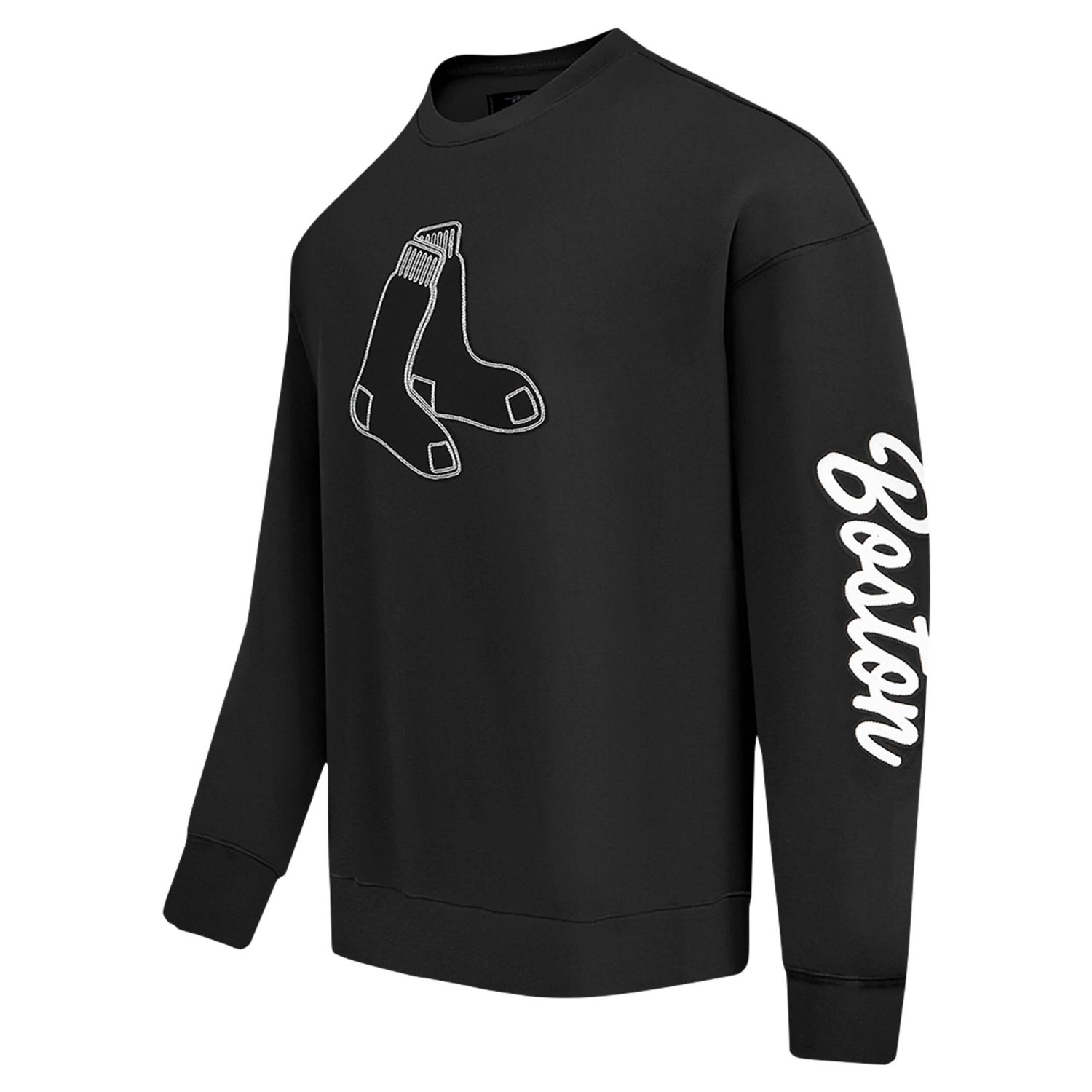 Pro Standard Boston Red Sox Paint The City Dropped Shoulder Pullover Sweatshirt - view number 2
