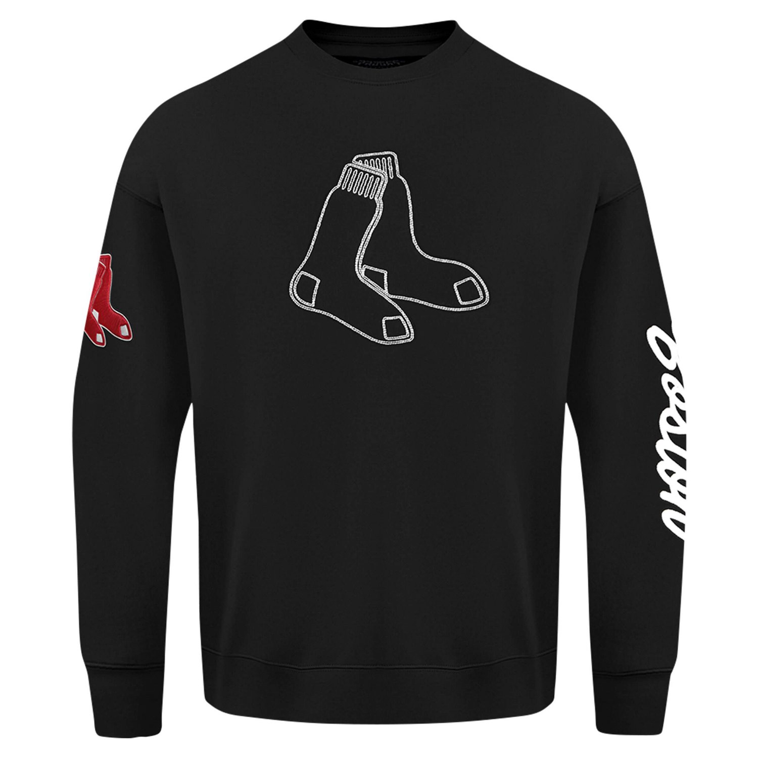 Pro Standard Boston Red Sox Paint The City Dropped Shoulder Pullover Sweatshirt - view number 4
