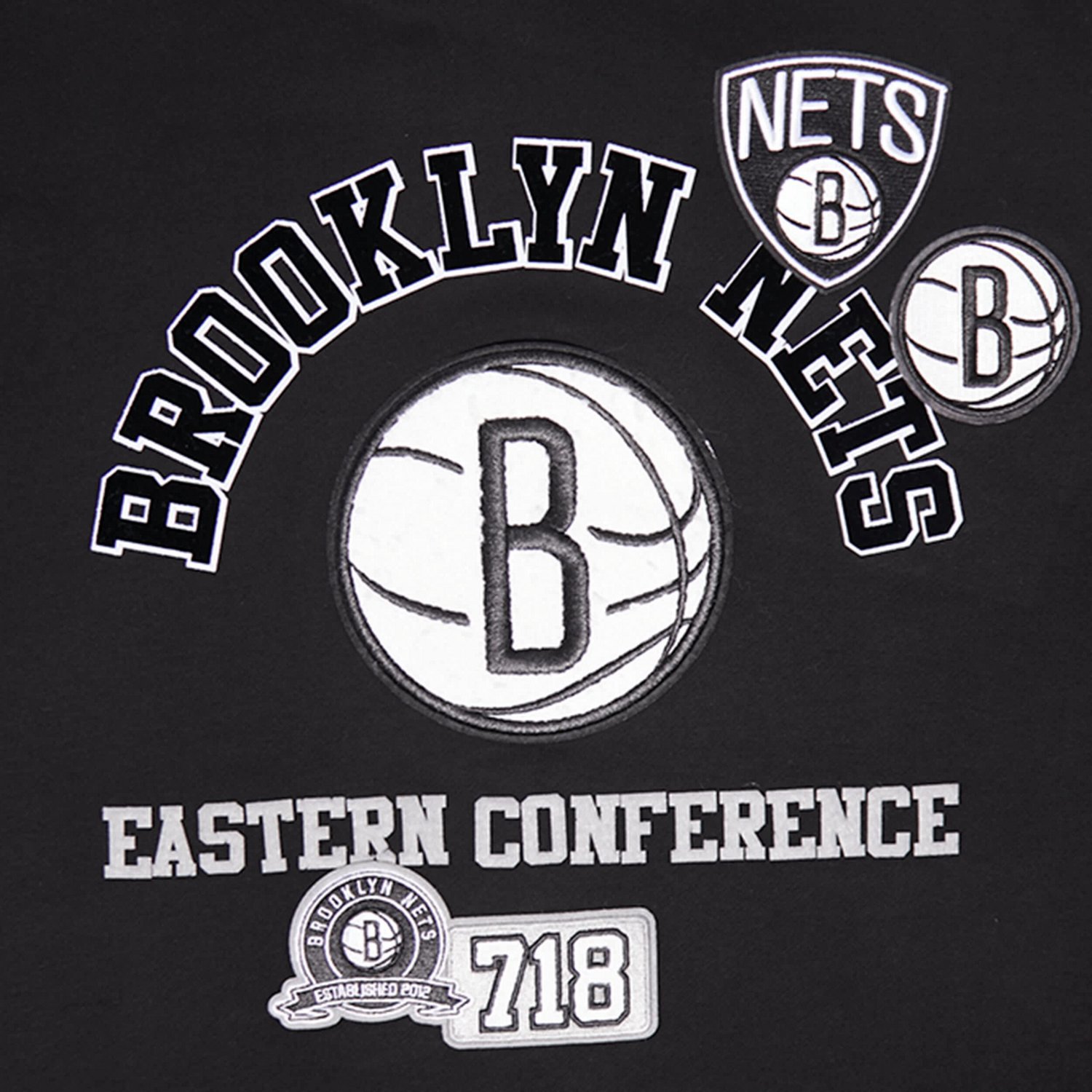 Pro Standard Brooklyn Nets Area Code Pullover Hoodie