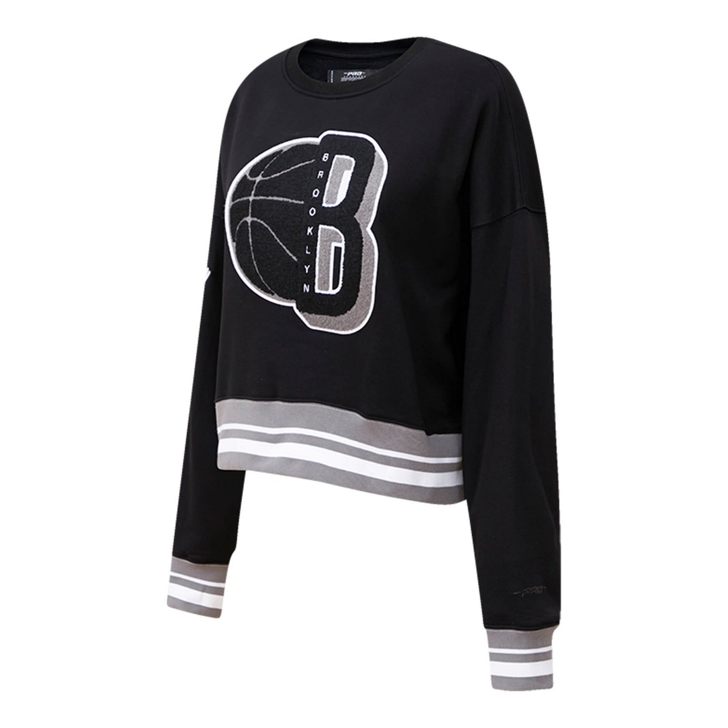 Pro Standard Brooklyn Nets Mash Up Pullover Sweatshirt                                                                           - view number 2