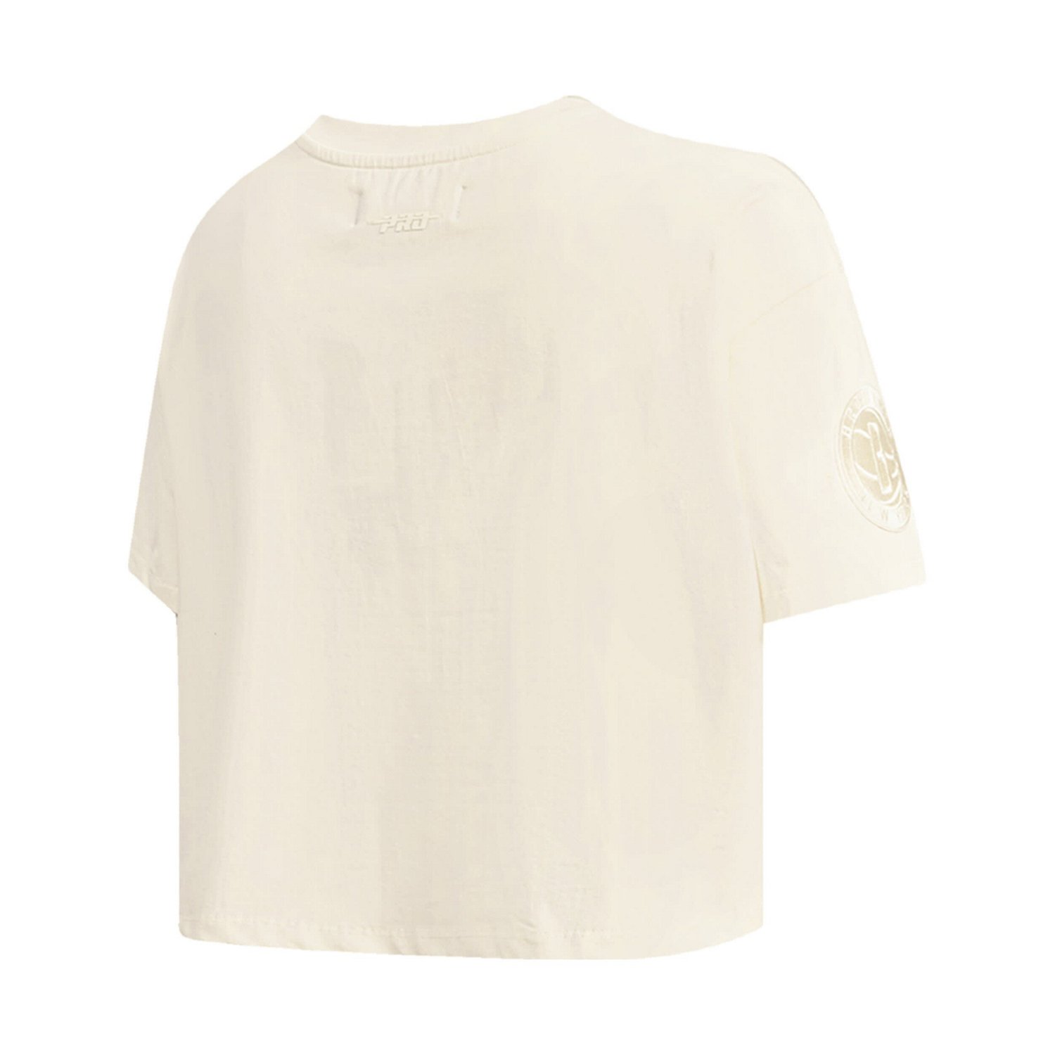 Pro Standard Brooklyn Nets Neutral Boxy Crop T-Shirt                                                                             - view number 3