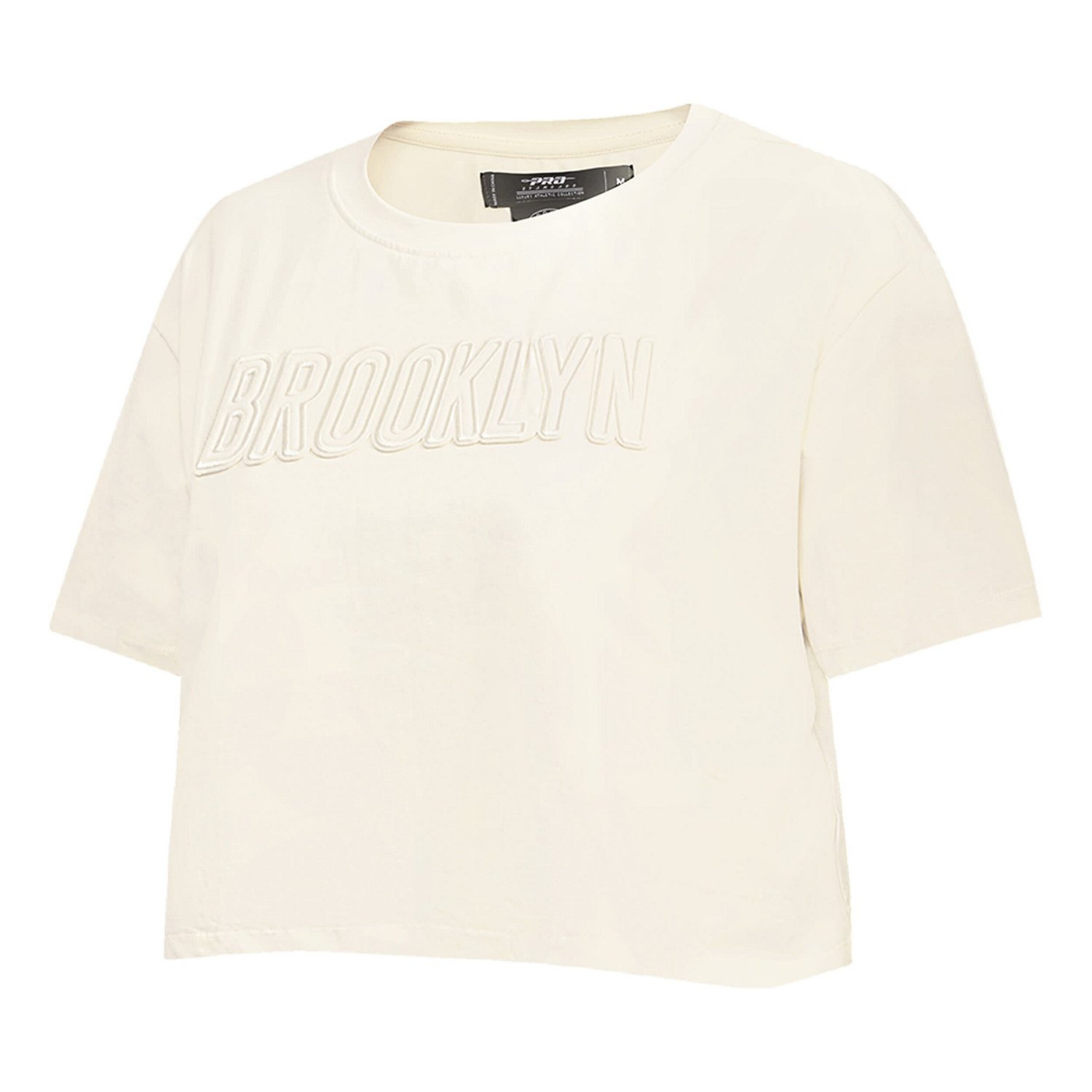 Pro Standard Brooklyn Nets Neutral Boxy Crop T-Shirt                                                                             - view number 2