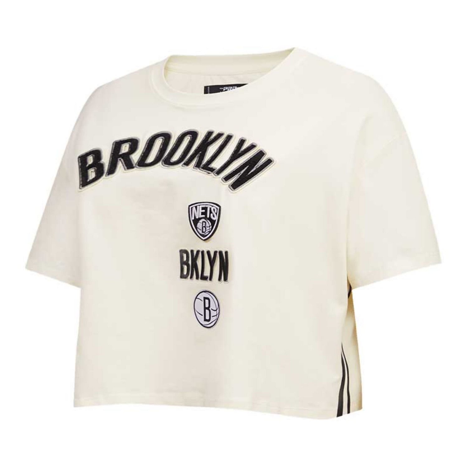 Pro Standard Brooklyn Nets Retro Classic Cropped Boxy T-Shirt - view number 2