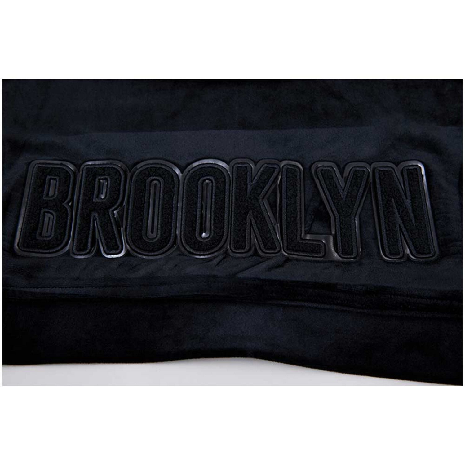 Pro Standard Brooklyn Nets Triple Velour Full-Zip Hoodie                                                                         - view number 4