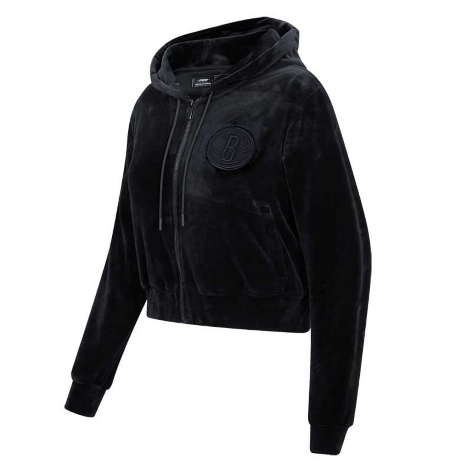 Pro Standard Brooklyn Nets Triple Velour Full-Zip Hoodie                                                                         - view number 2