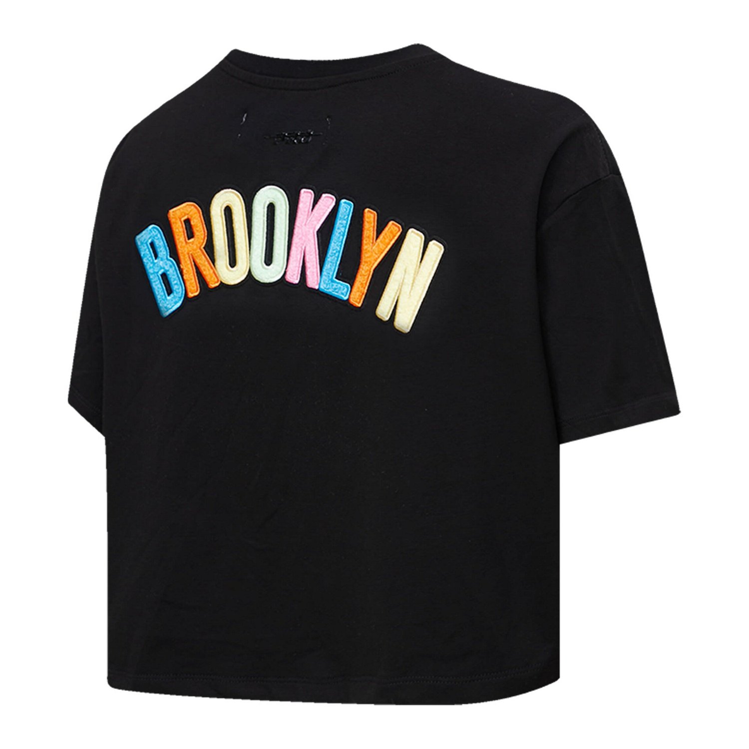 Pro Standard Brooklyn Nets Washed Neon Cropped Boxy T-Shirt                                                                      - view number 3
