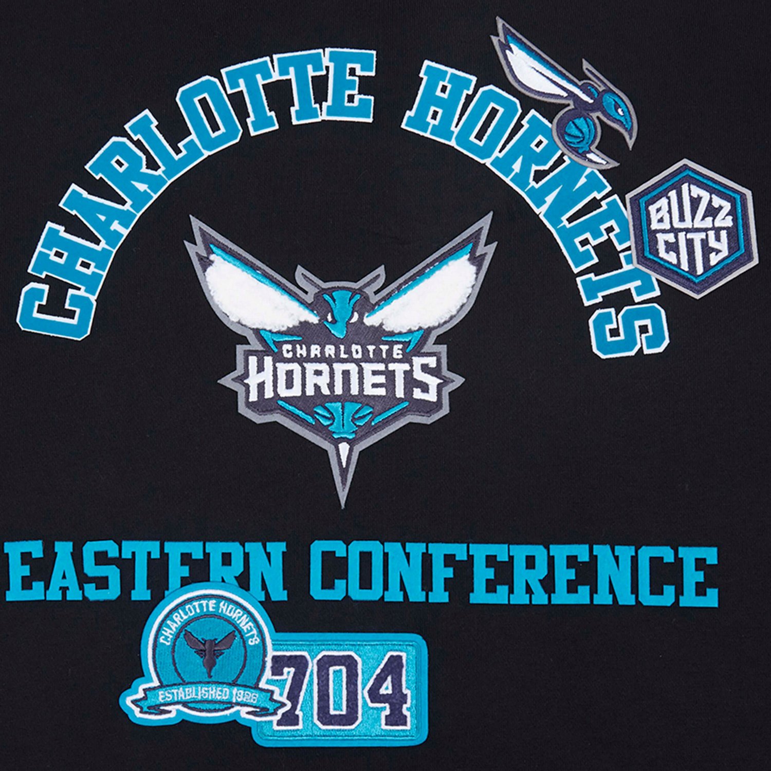 Pro Standard Charlotte Hornets Area Code Pullover Hoodie