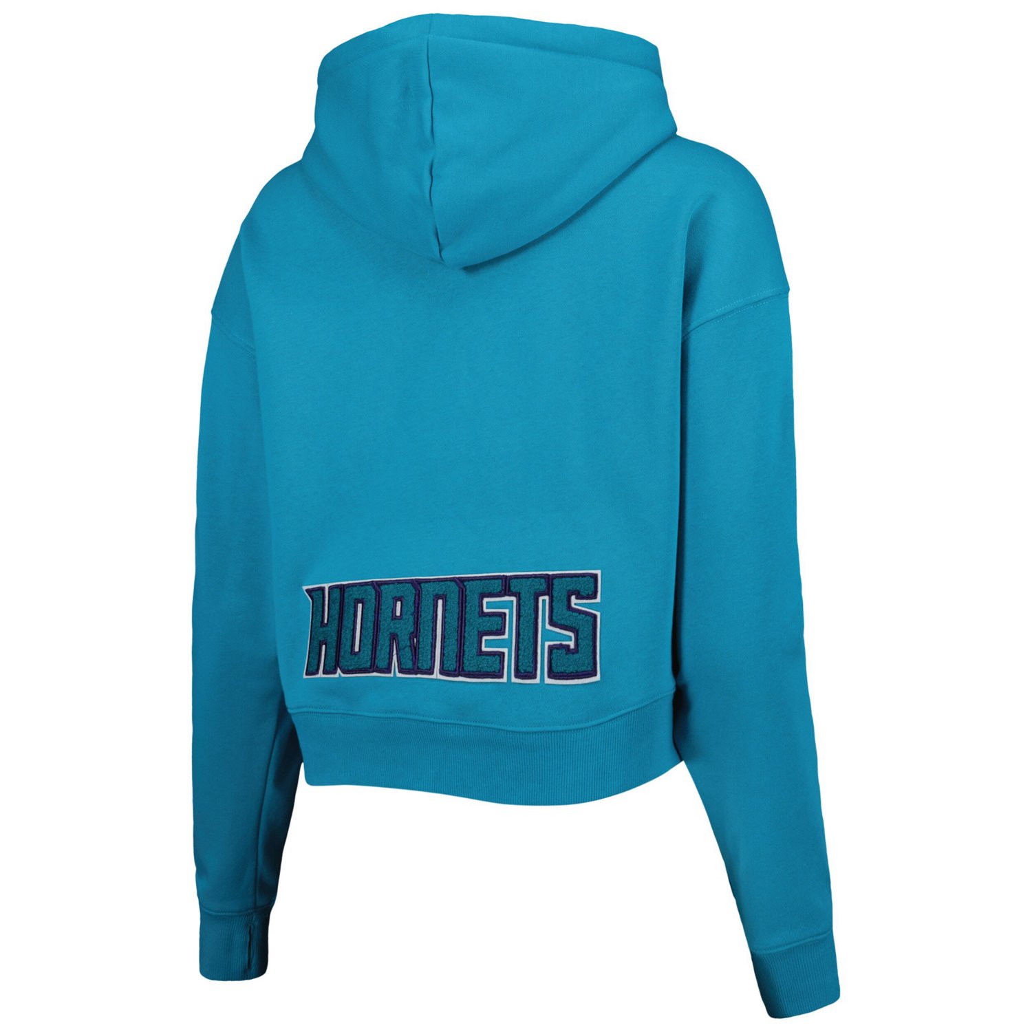 Pro Standard Charlotte Hornets Classic Fleece Cropped Pullover Hoodie                                                            - view number 3