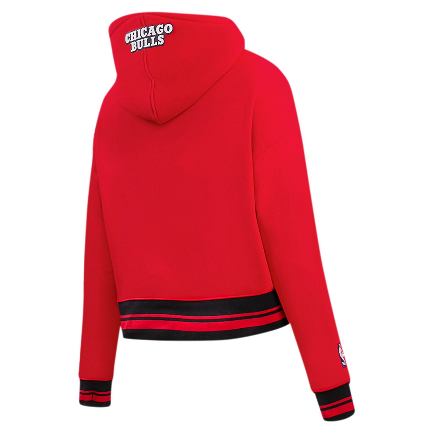 Pro Standard Chicago Bulls Script Tail Cropped Pullover Hoodie - view number 4