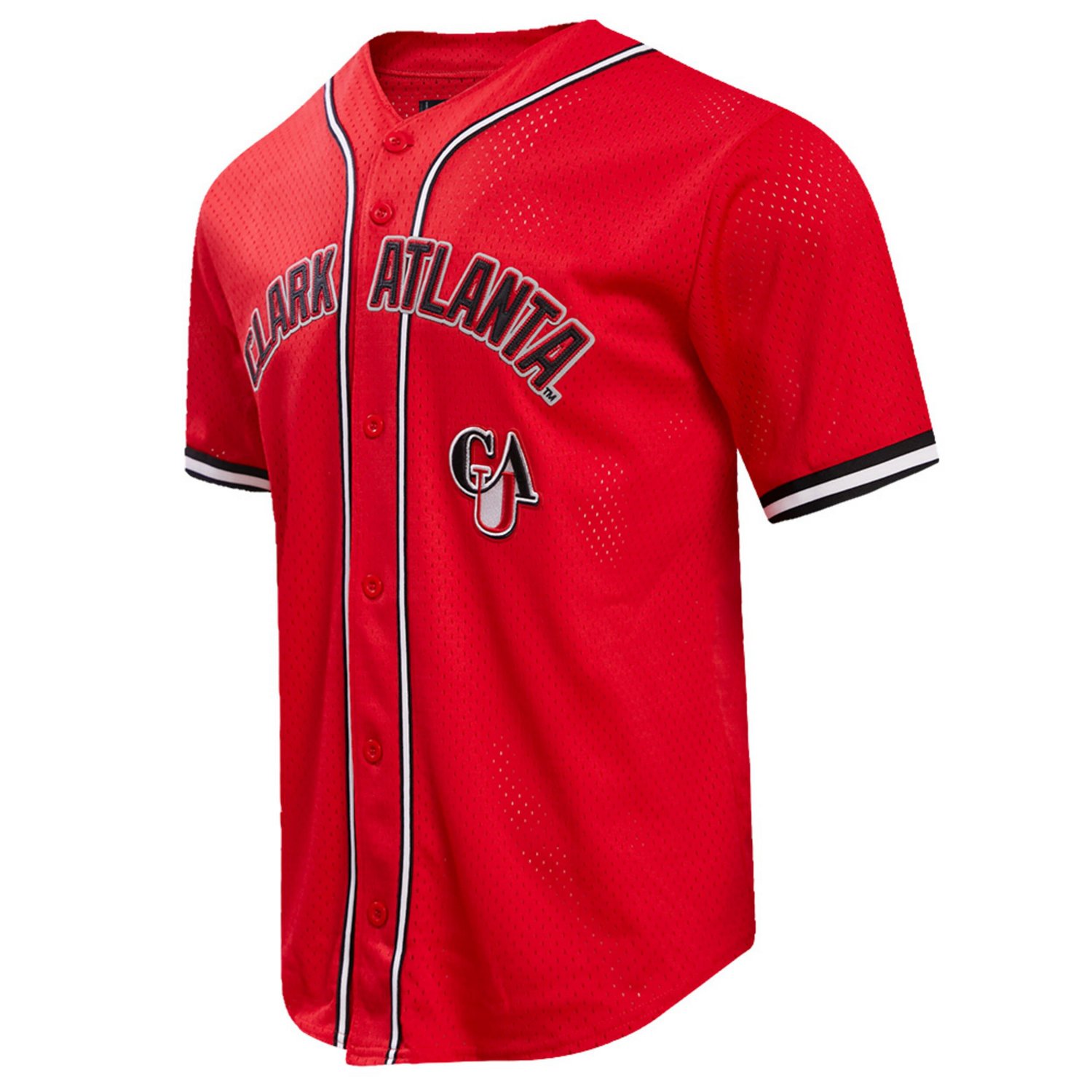 Pro Standard Clark Atlanta University Panthers Homecoming Mesh Button-Down Shirt - view number 2