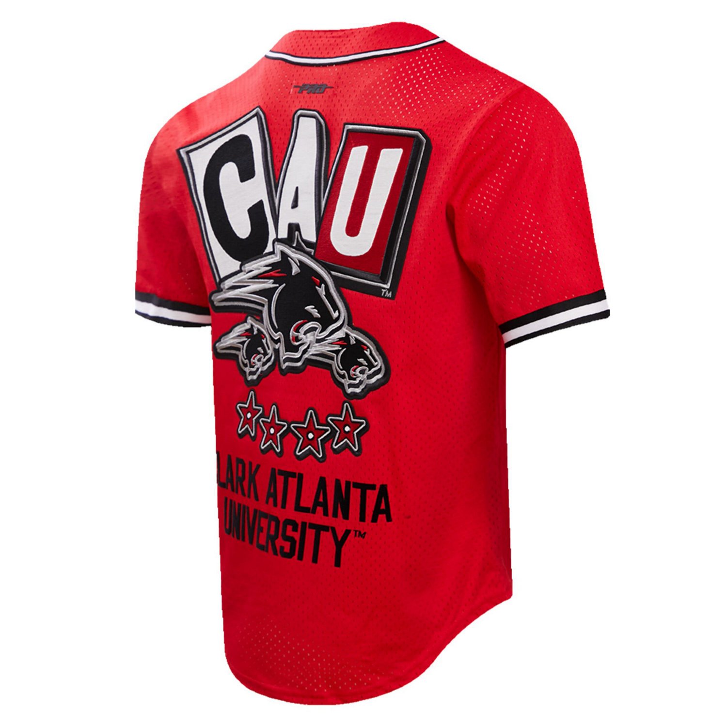 Pro Standard Clark Atlanta University Panthers Homecoming Mesh Button-Down Shirt - view number 3