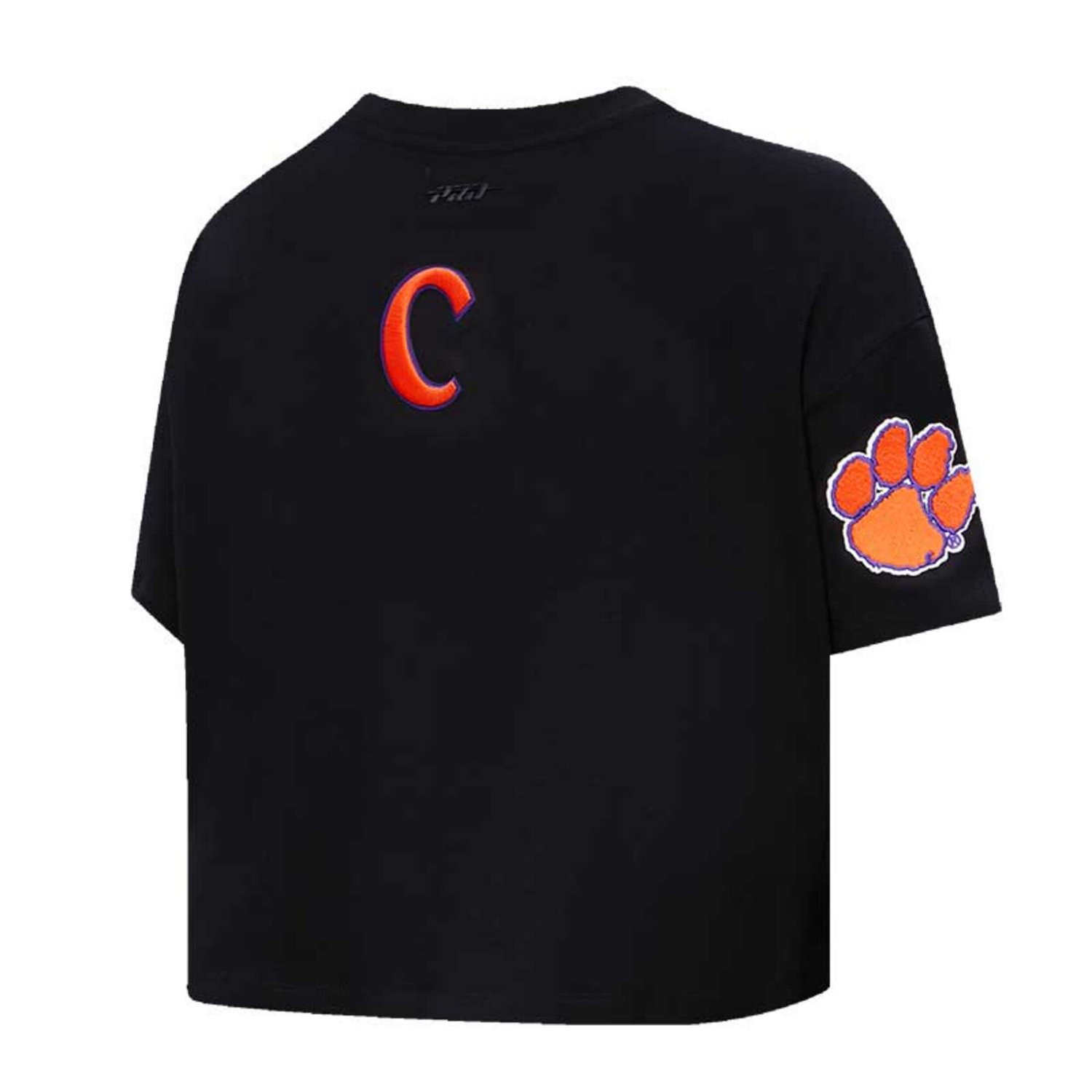 Pro Standard Clemson Tigers Classic Three-Hit Boxy Cropped T-Shirt - view number 3