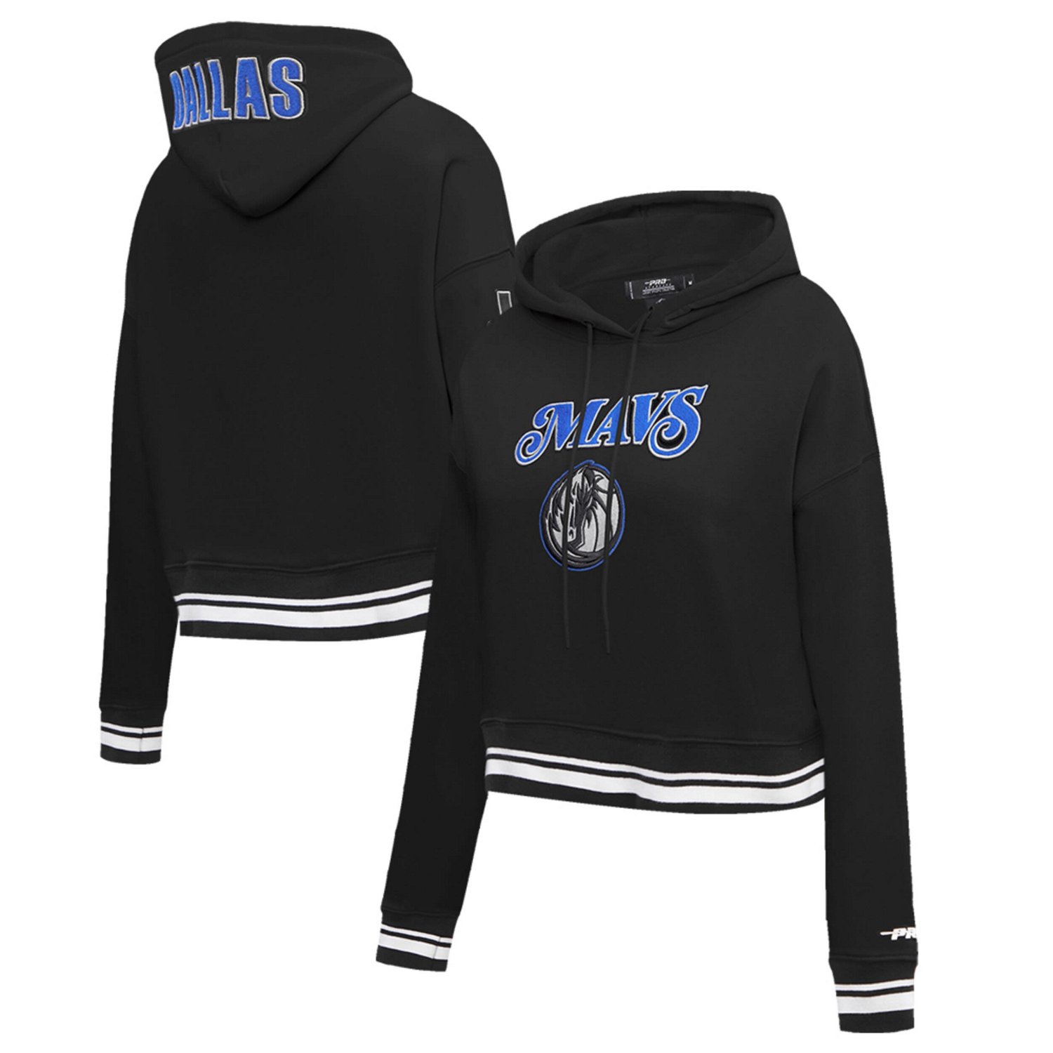 Pro Standard Dallas Mavericks 2023/24 City Edition Cropped Pullover Hoodie