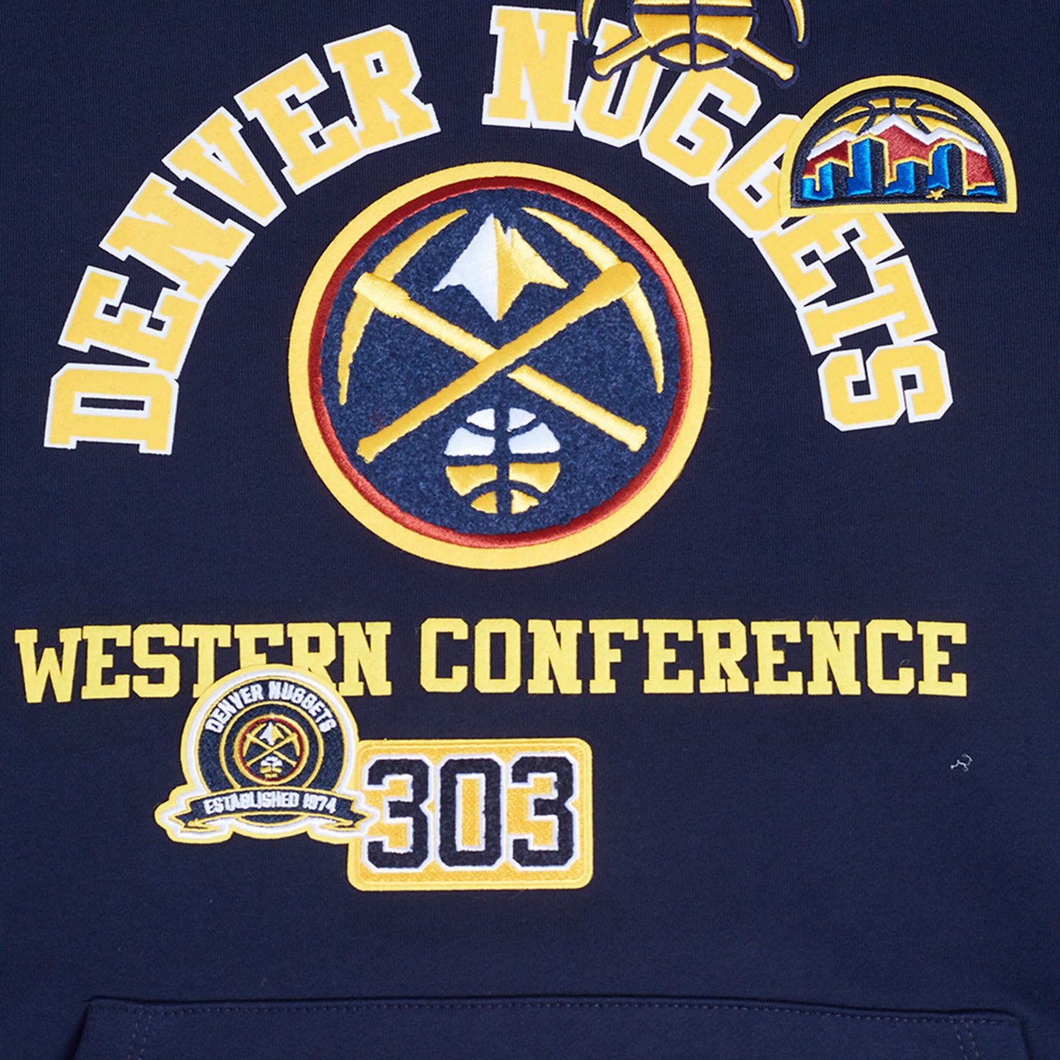 Pro Standard Denver Nuggets Area Code Pullover Hoodie - view number 4