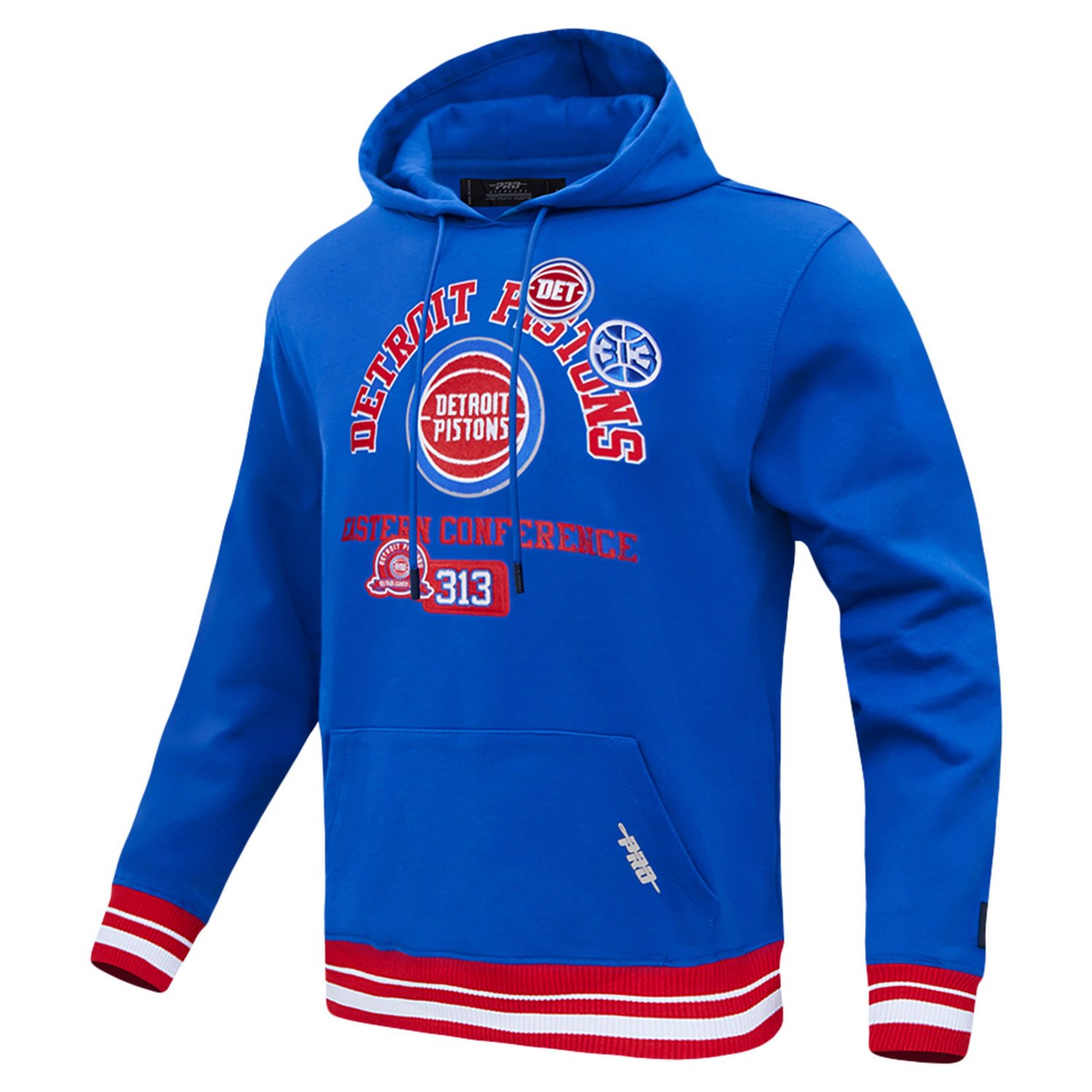 Pro Standard Detroit Pistons Area Code Pullover Hoodie - view number 2