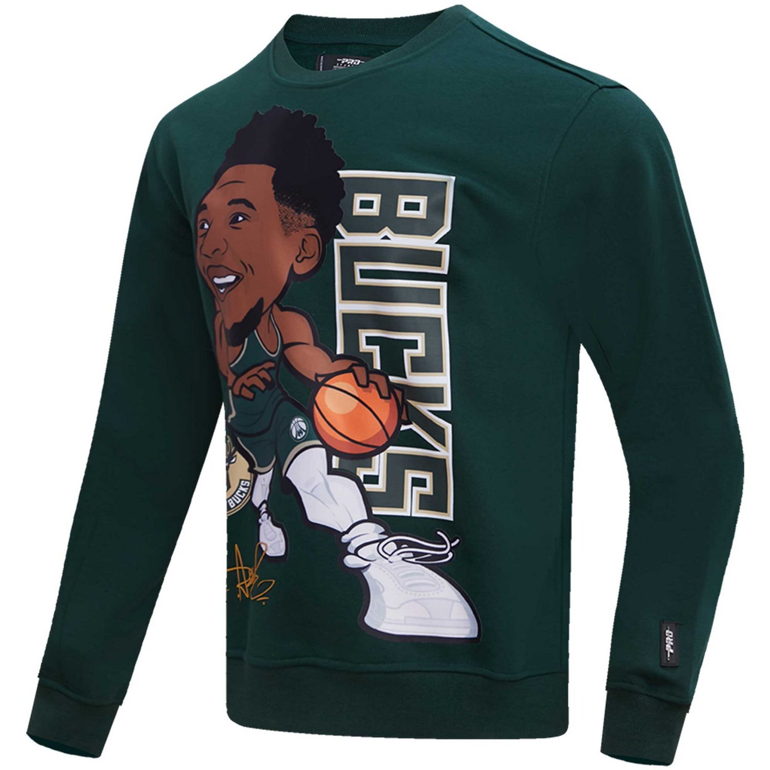 Pro Standard Giannis Antetokounmpo Hunter Milwaukee Bucks Avatar Pullover Sweatshirt                                             - view number 2