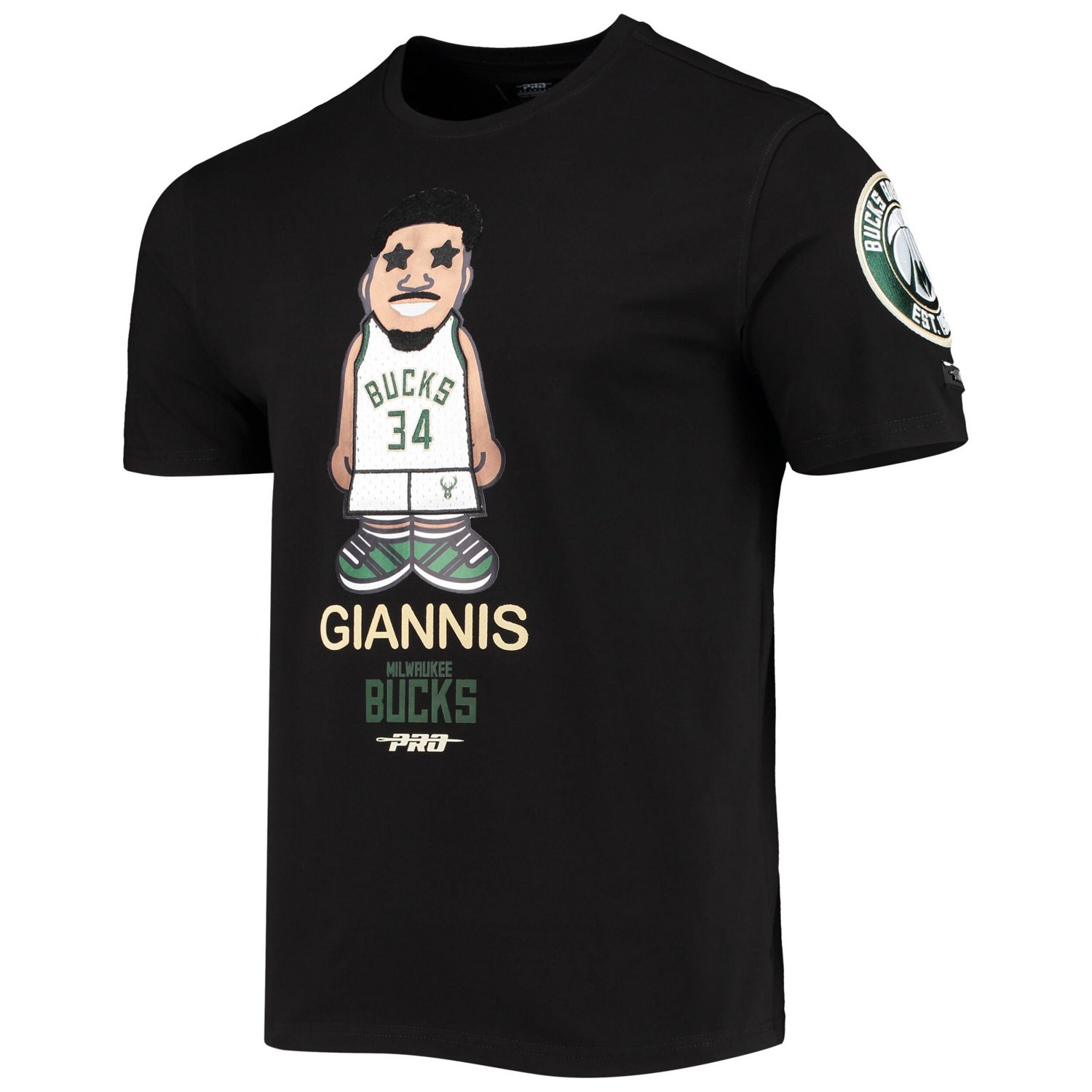 Pro Standard Giannis Antetokounmpo Milwaukee Bucks Caricature T-Shirt                                                            - view number 2