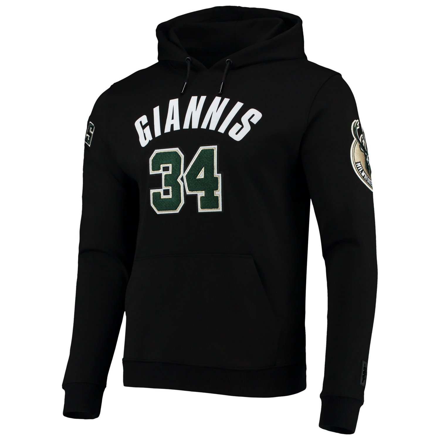 Pro Standard Giannis Antetokounmpo Milwaukee Bucks Player Pullover Hoodie                                                        - view number 2