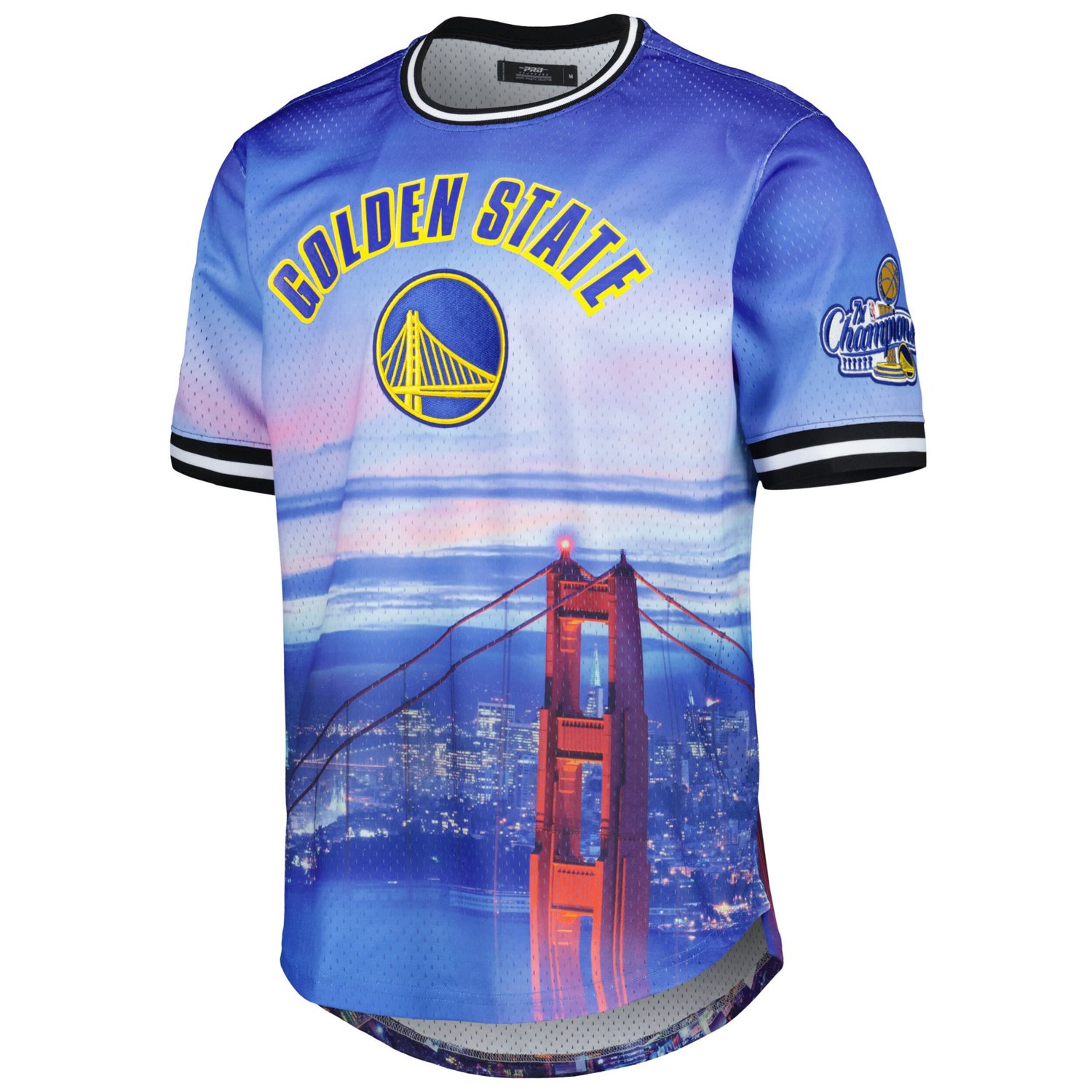 Pro Standard Golden State Warriors Cityscape Stacked Logo T-Shirt                                                                - view number 2