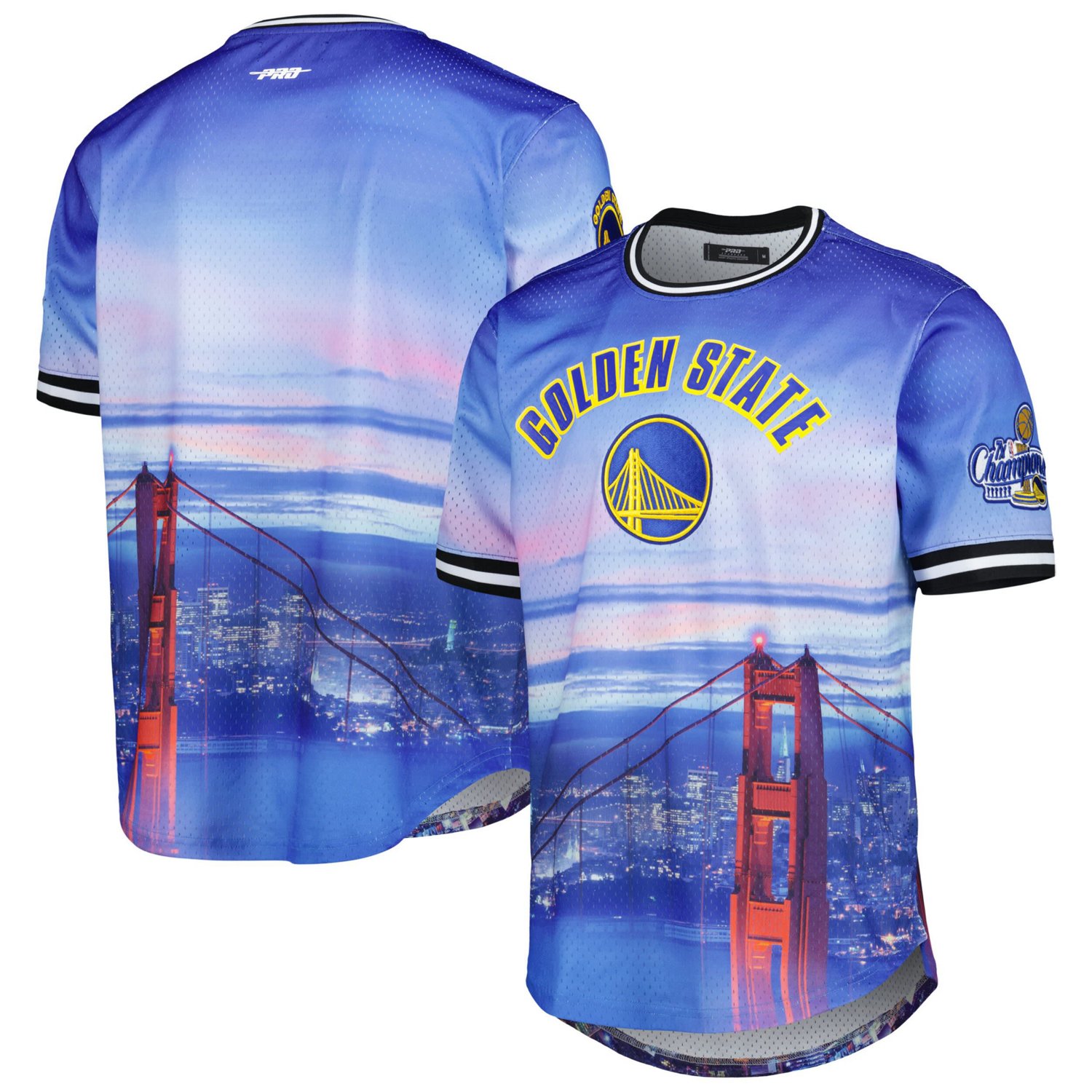 Pro Standard Golden State Warriors Cityscape Stacked Logo T-Shirt                                                                - view number 1