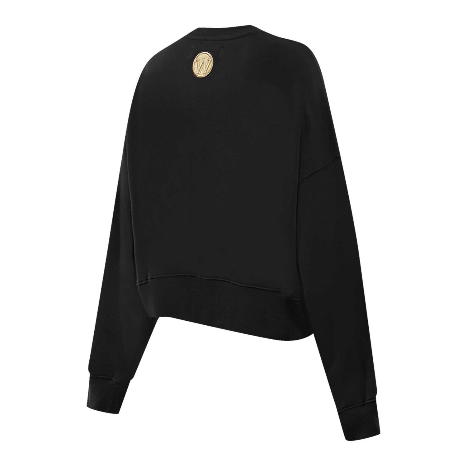 Pro Standard Golden State Warriors Glam Cropped Pullover Sweatshirt - view number 4