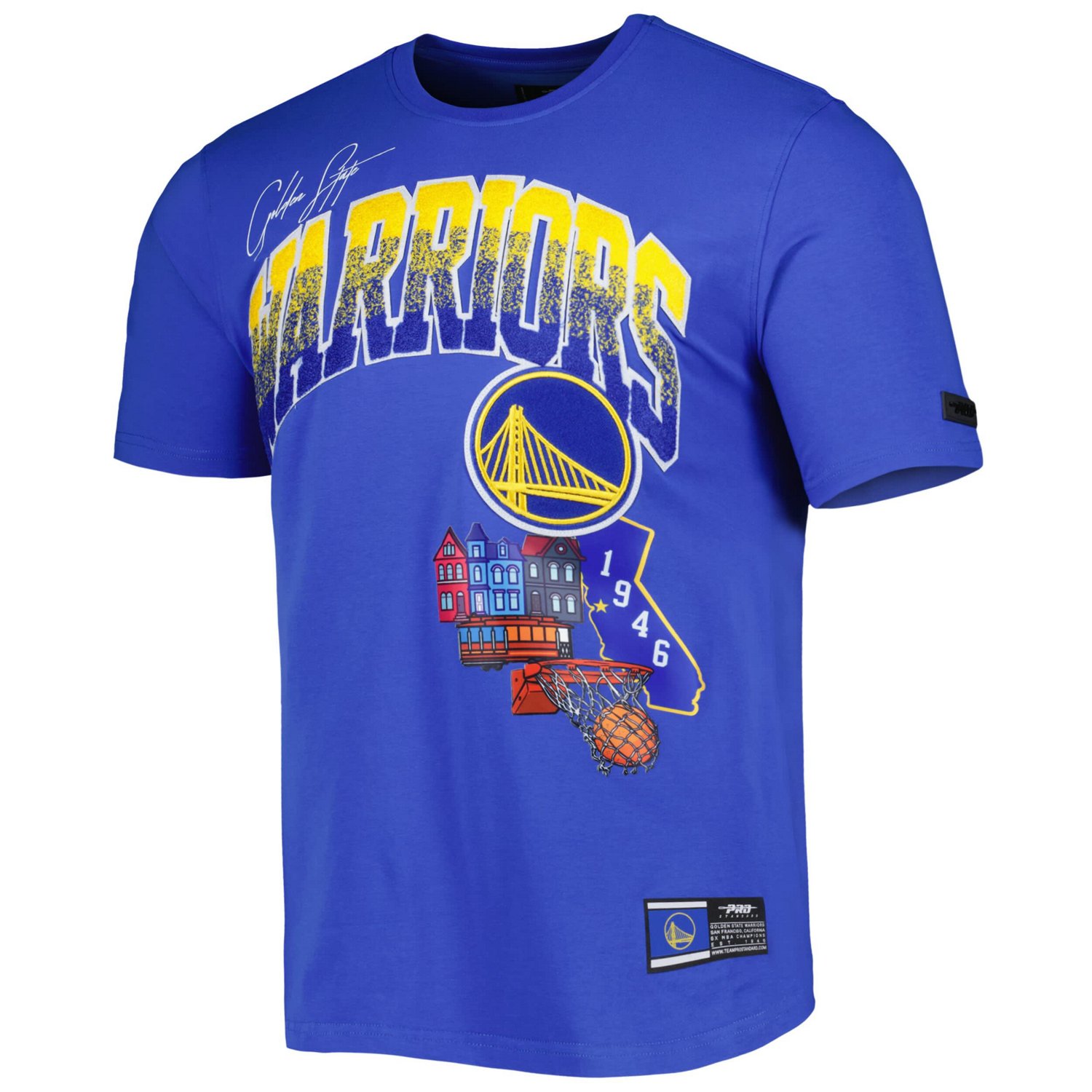 Pro Standard Golden State Warriors Hometown Chenille T-Shirt