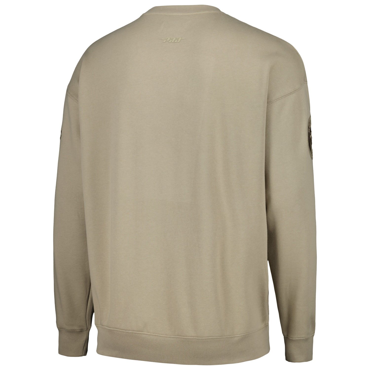 Pro Standard Houston Astros Neutral Drop Shoulder Pullover Sweatshirt                                                            - view number 3